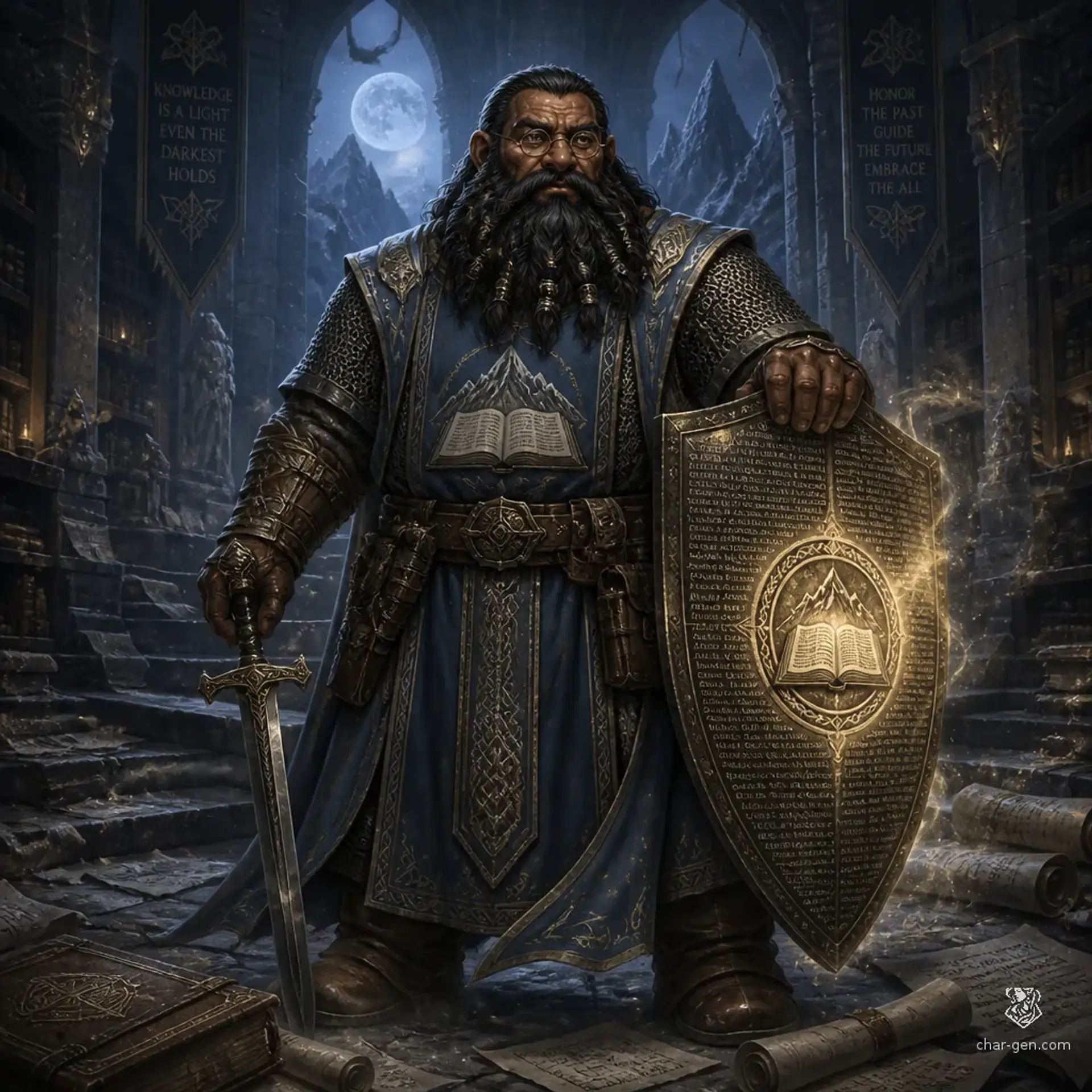 Bromm Stonequill - AI-generated fantasy Character