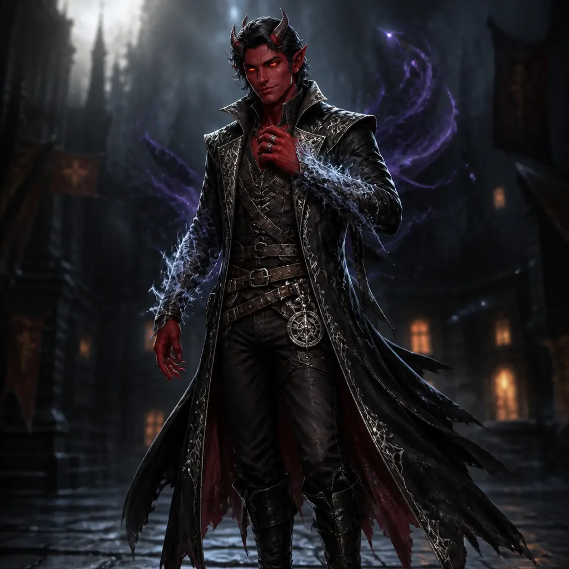 Varrin Vexth - AI-generated fantasy Character
