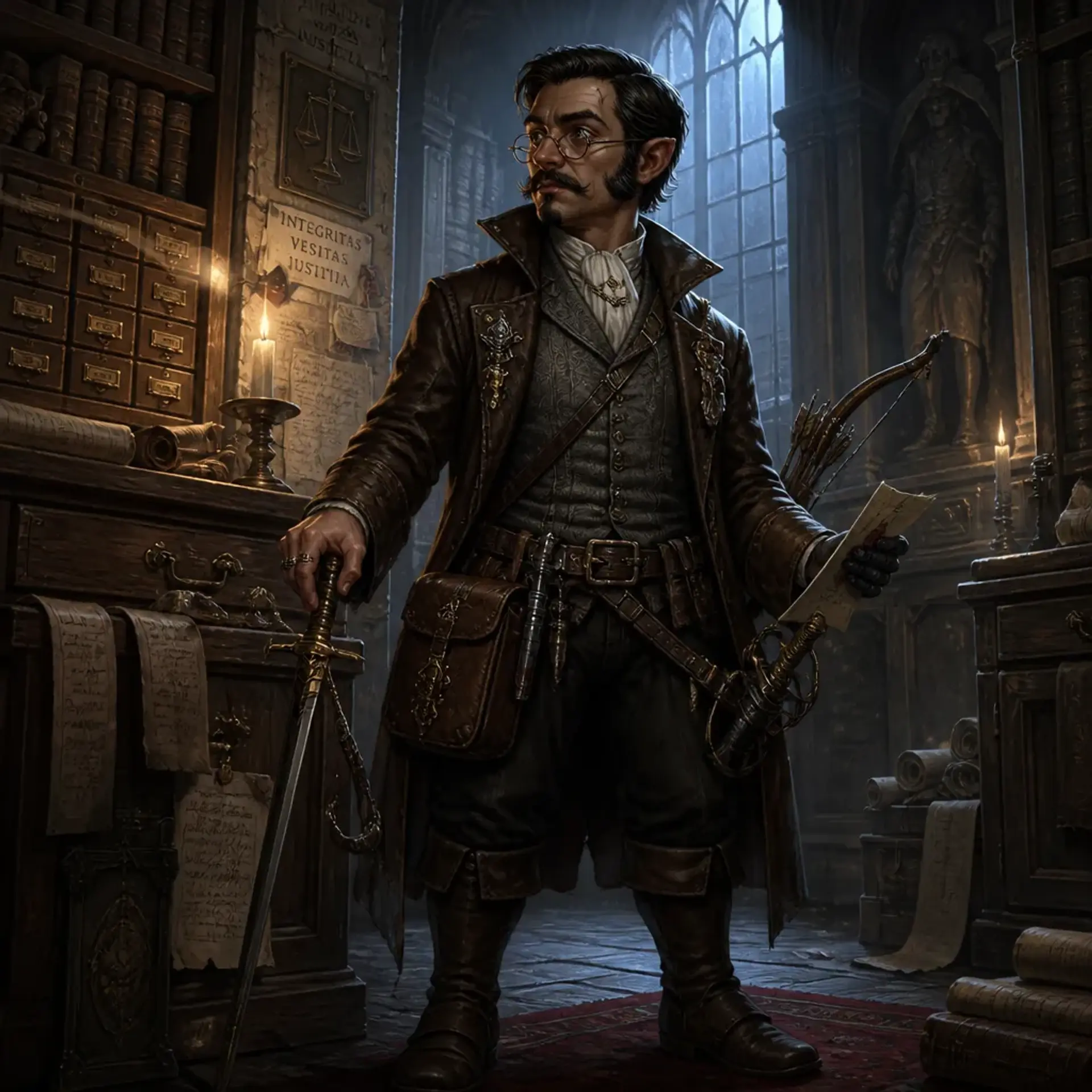 Ignazio Montani - AI-generated fantasy Character