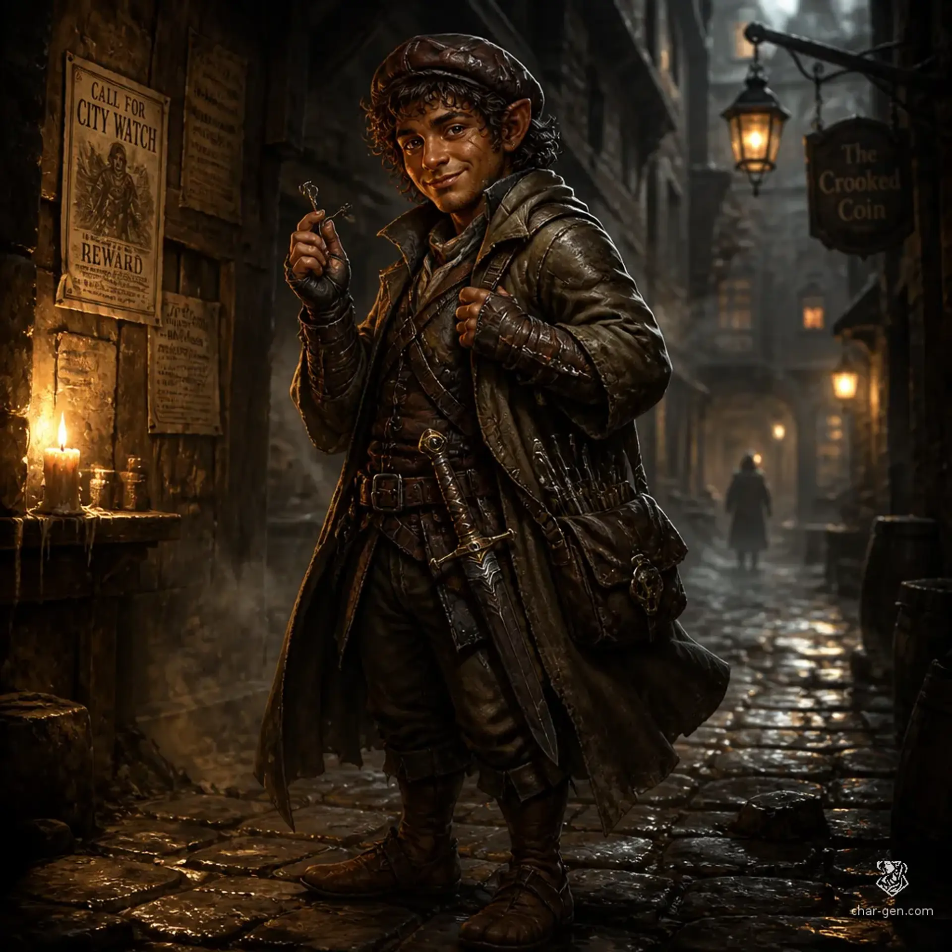 Luppin Touck - AI-generated fantasy Character
