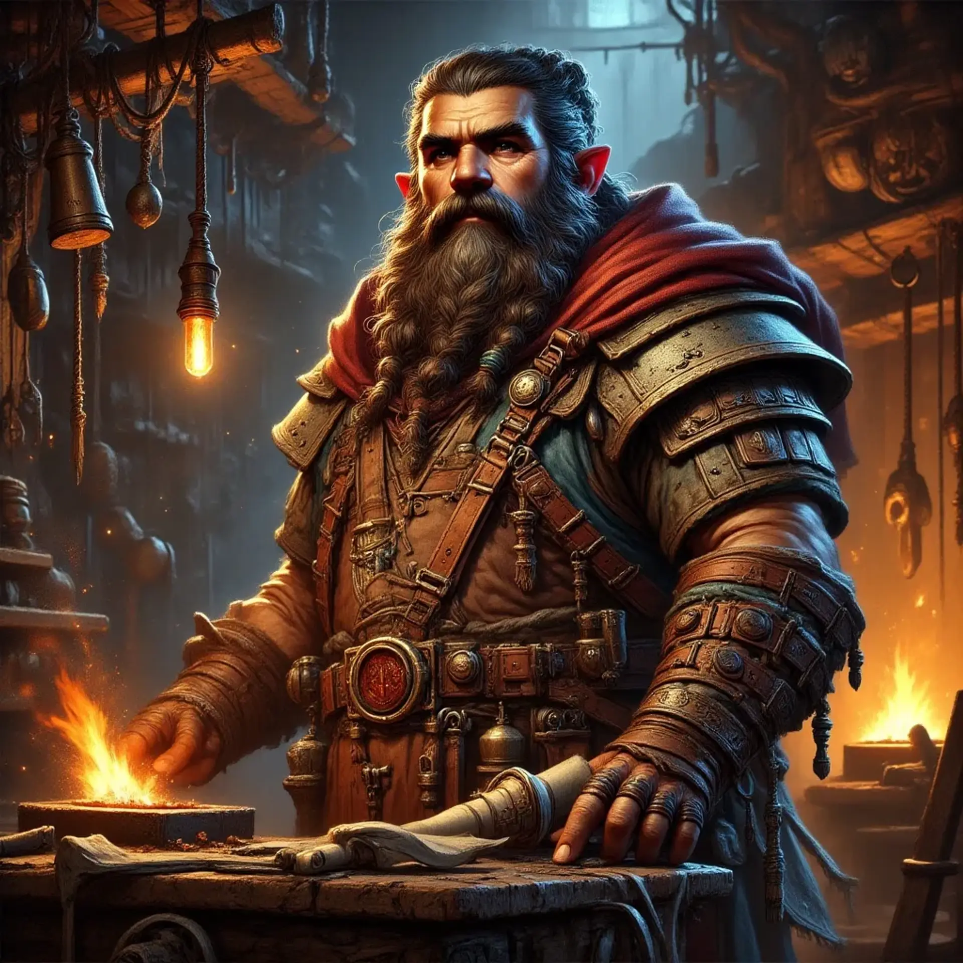 Archwright Torbin Keld - AI-generated fantasy NPC