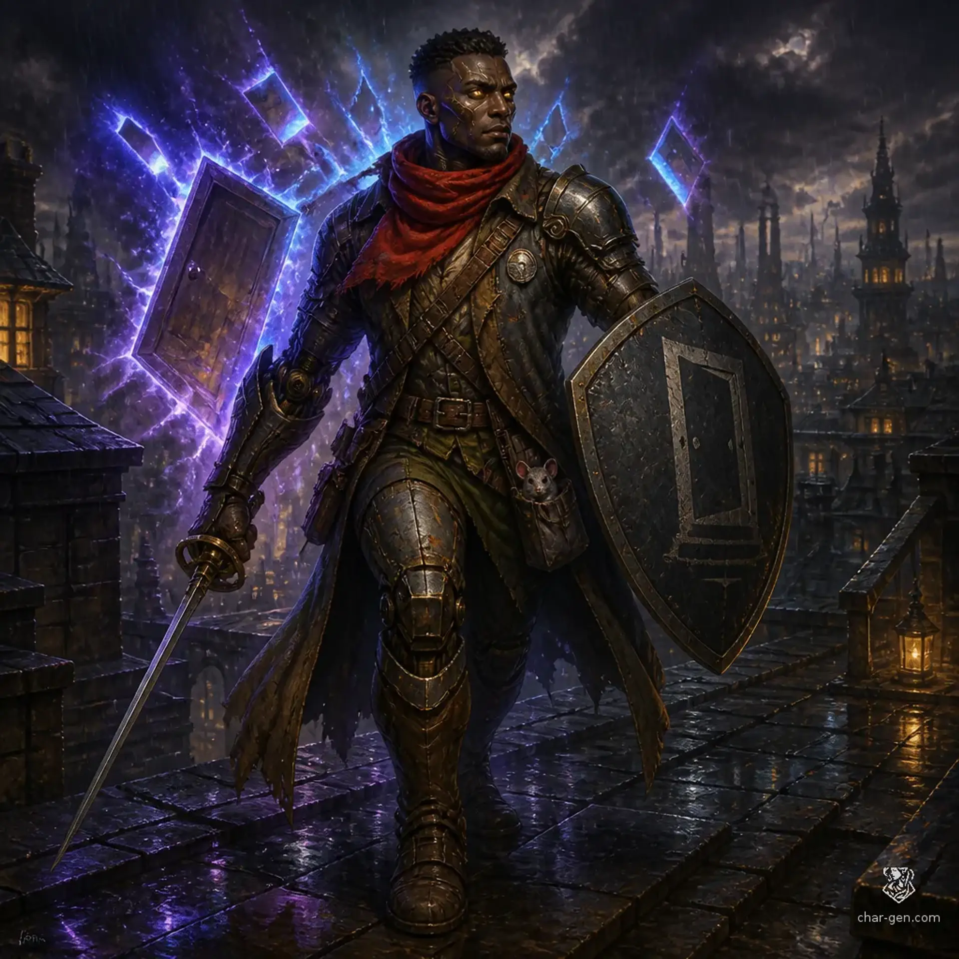 Kintek Okoye - AI-generated fantasy Character