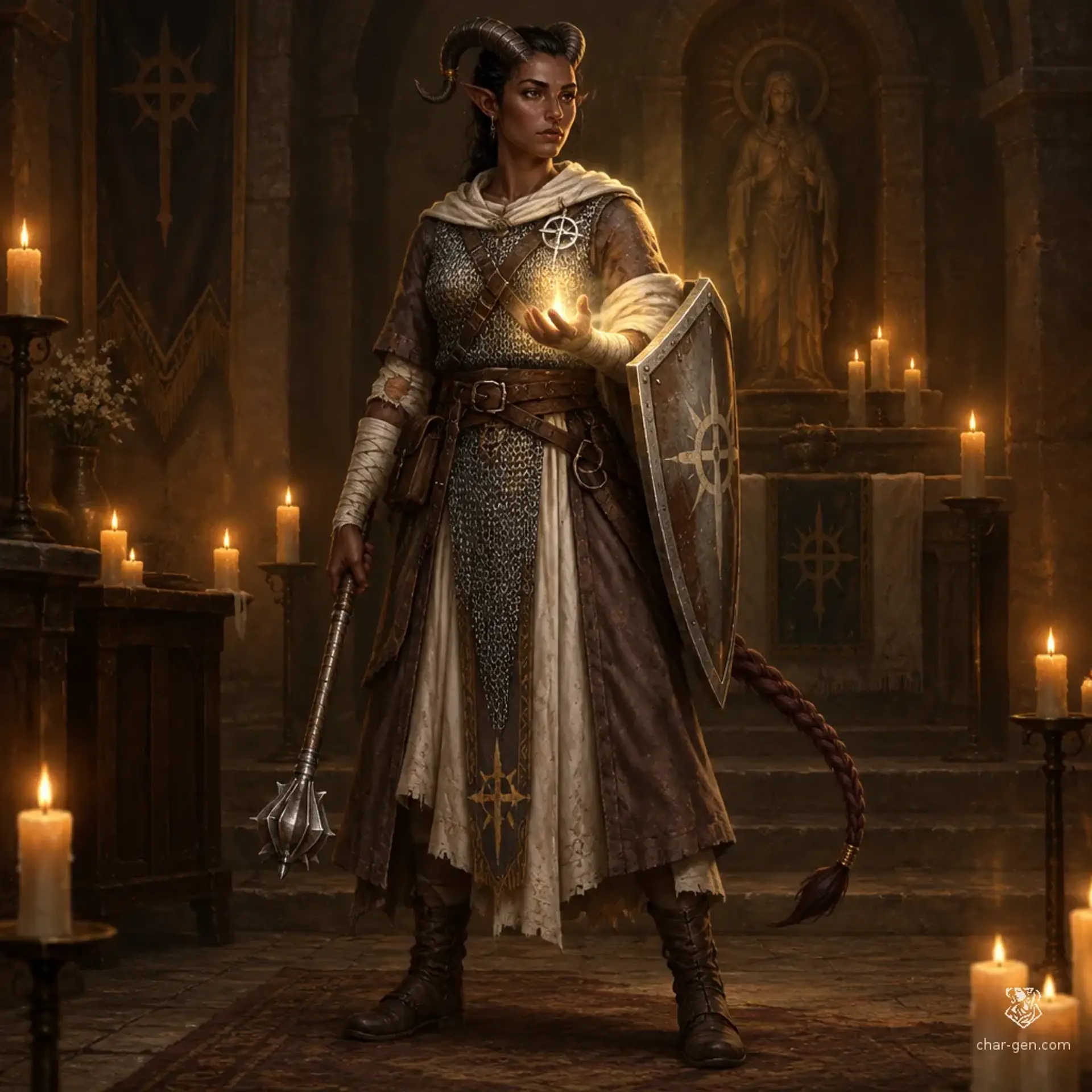 Dethis - AI-generated fantasy Character