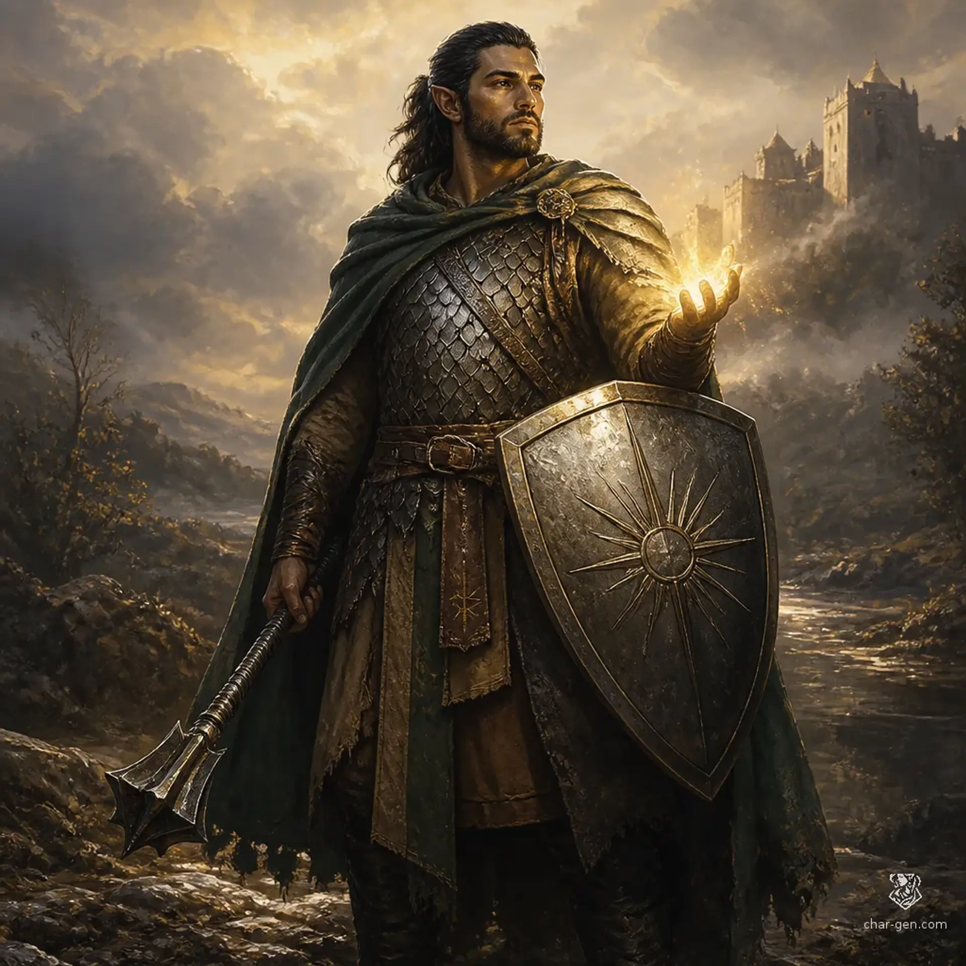 Valerius Thorne - AI-generated fantasy Character
