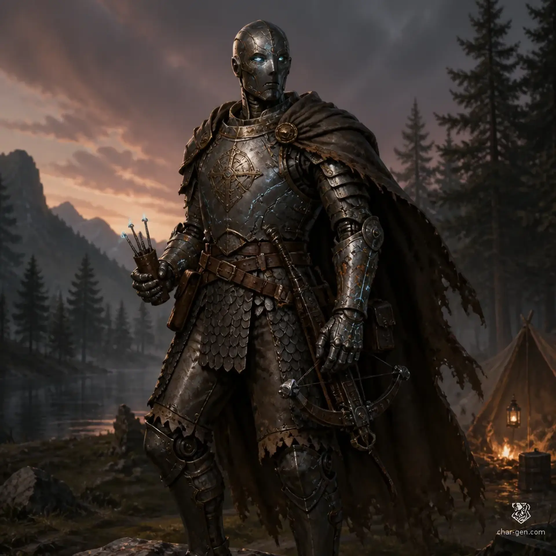 Clypeus - AI-generated fantasy Character