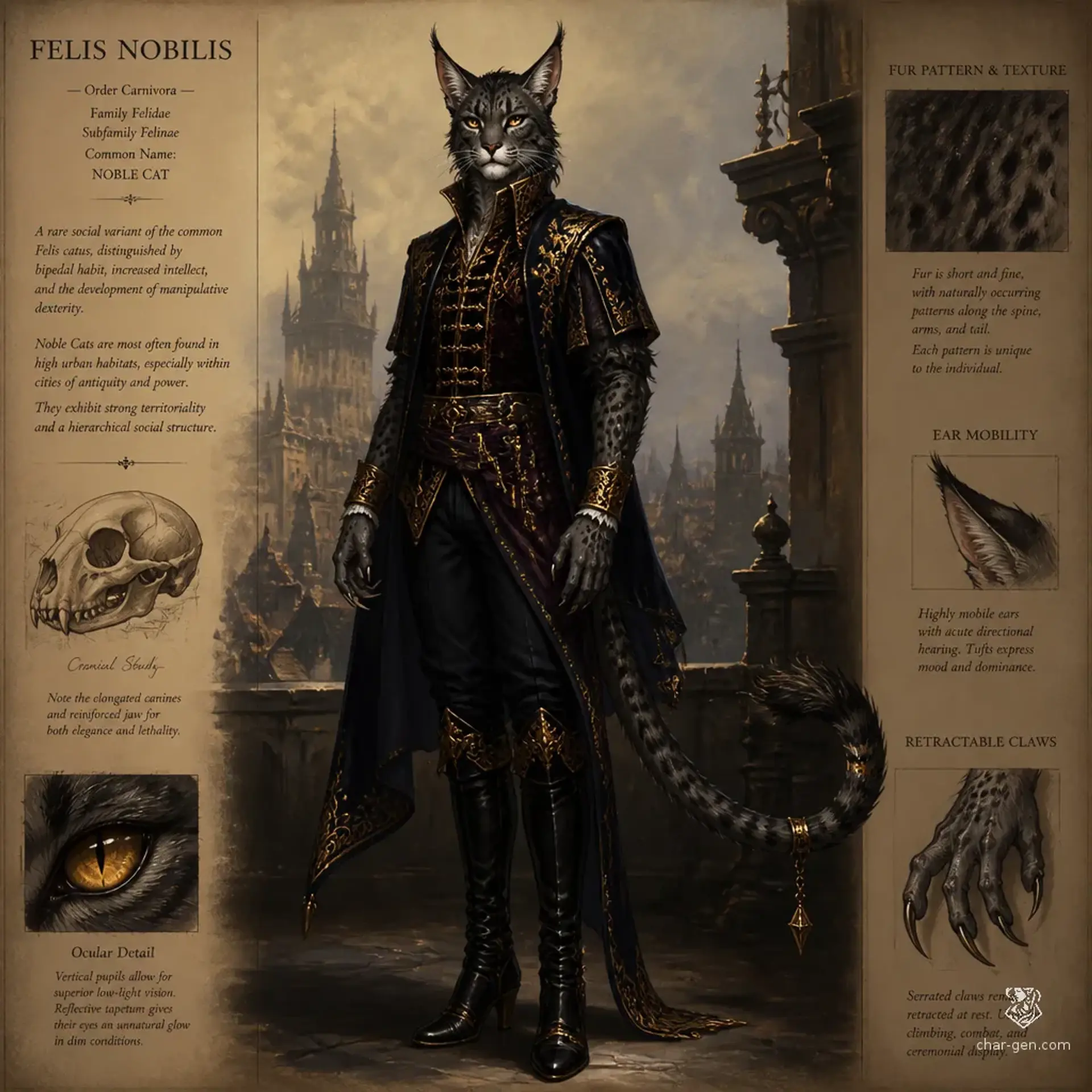 Bastine Scion - AI-generated fantasy Species