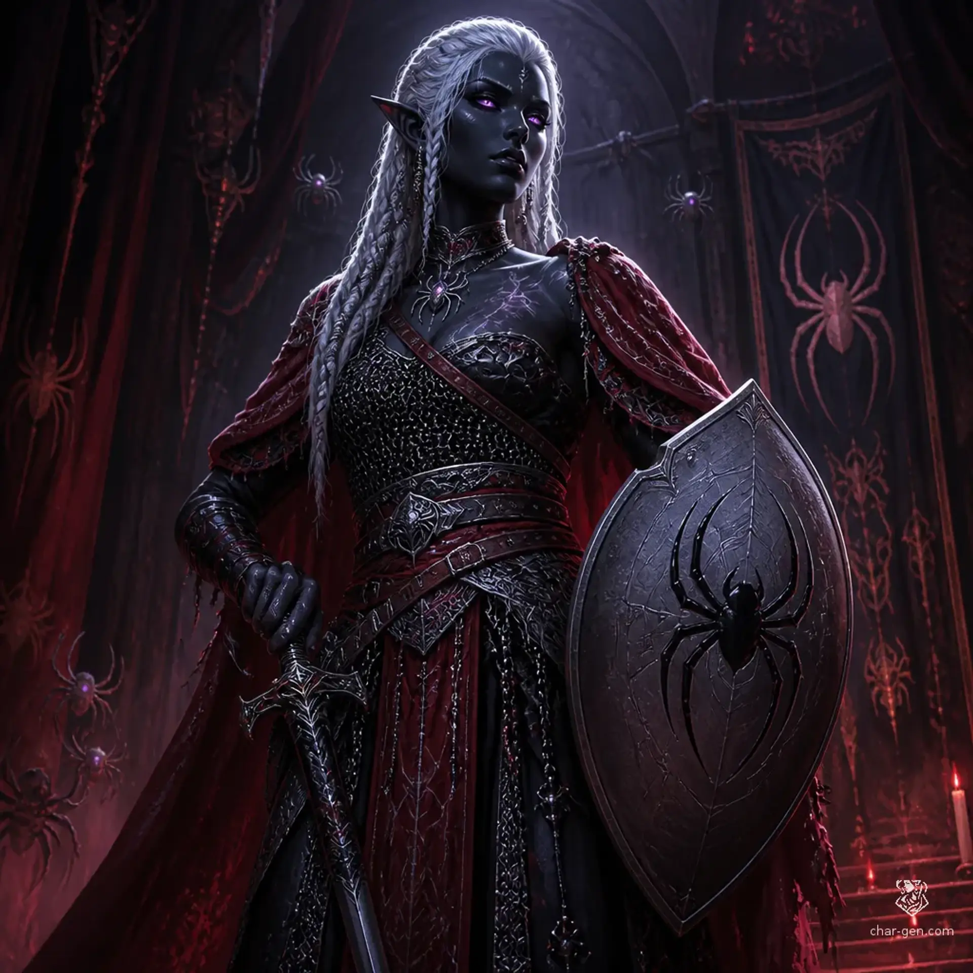 Aurelia Malice - AI-generated fantasy Character