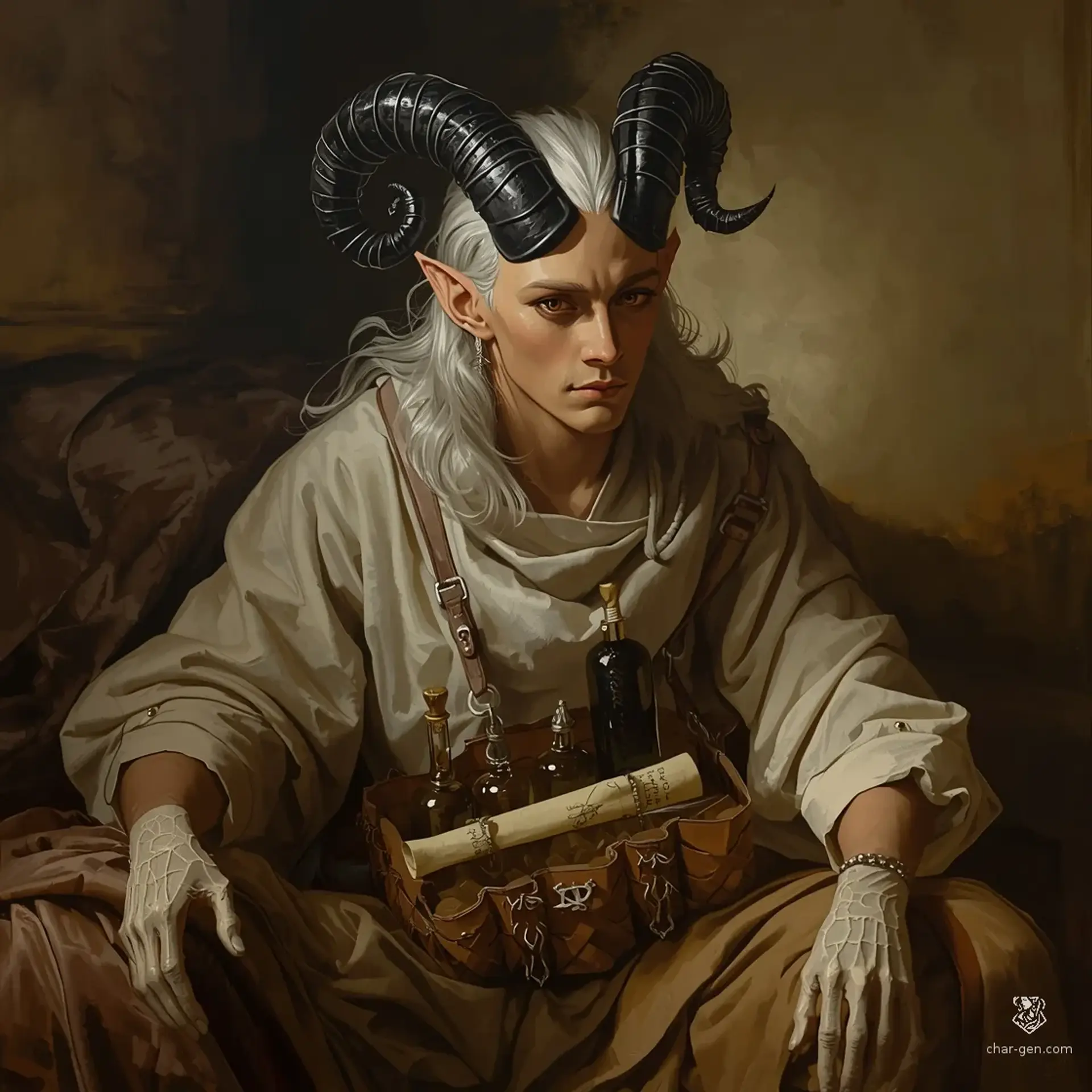 Kaelith Sun-Touch Vane - AI-generated fantasy NPC