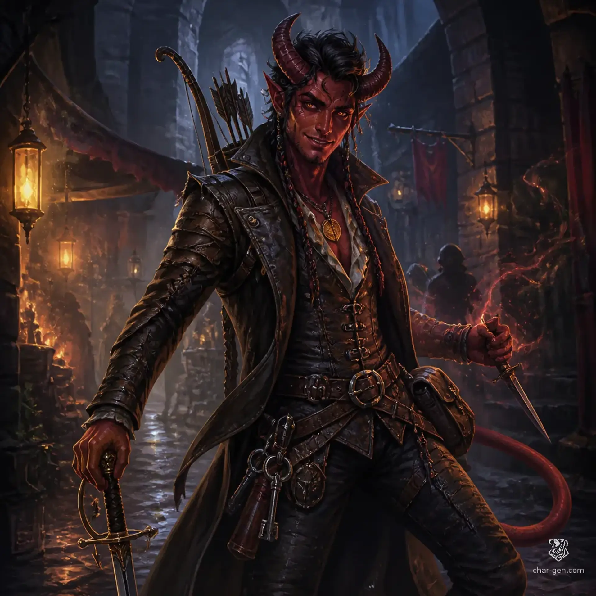 Blessing - AI-generated fantasy Character