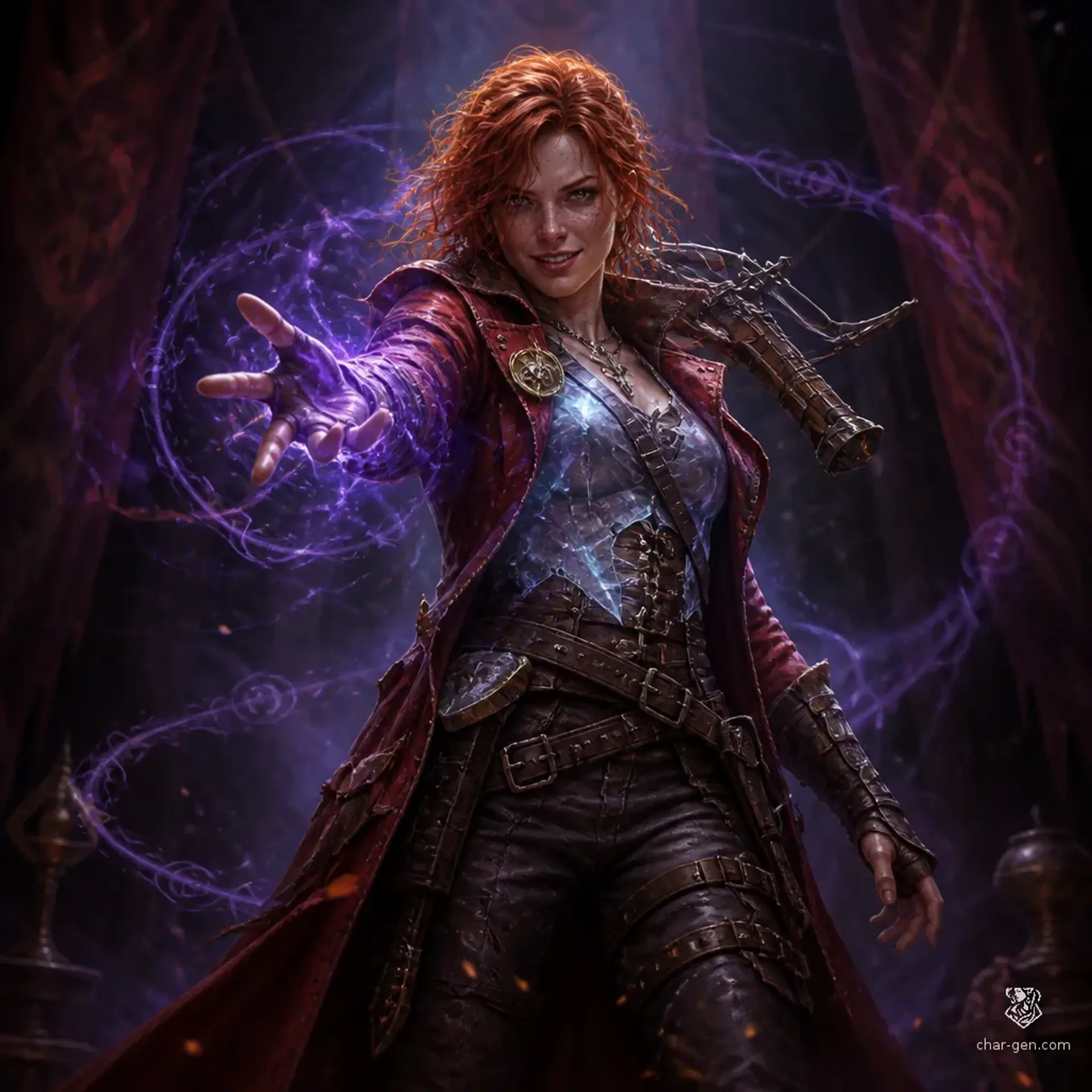 Ember - AI-generated fantasy Character