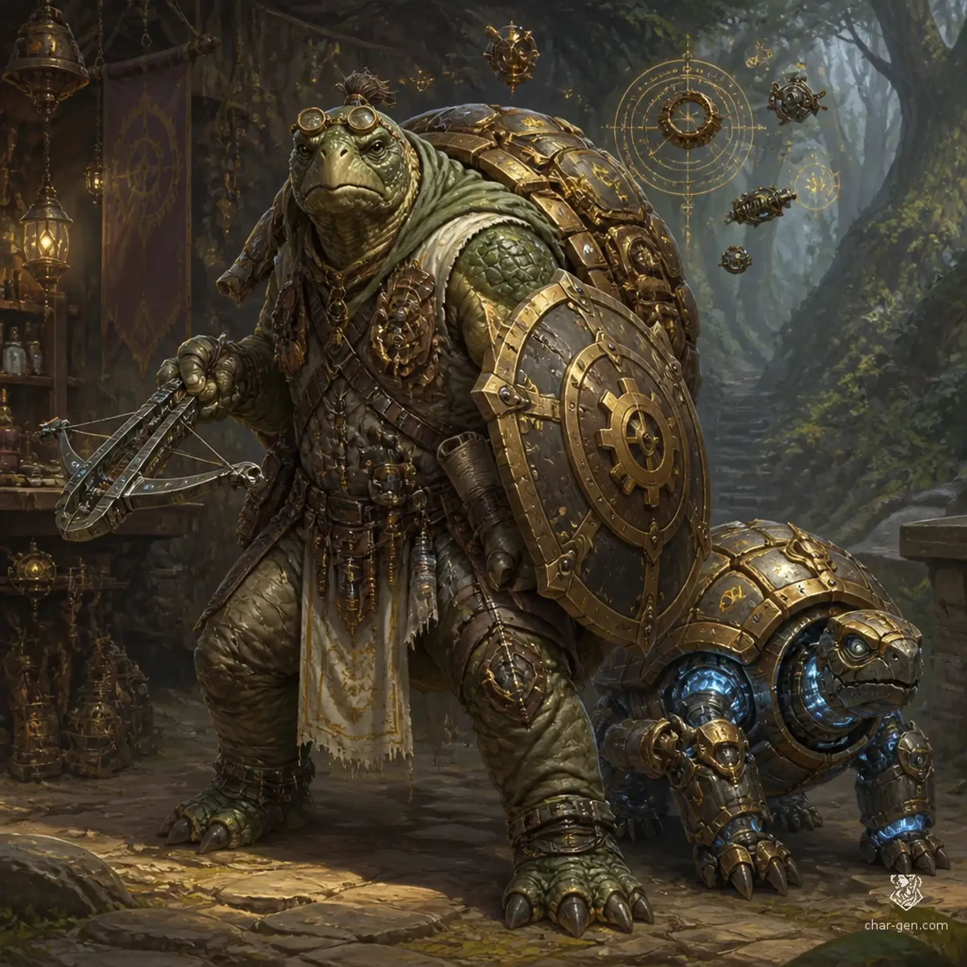 Skippius - AI-generated fantasy Character
