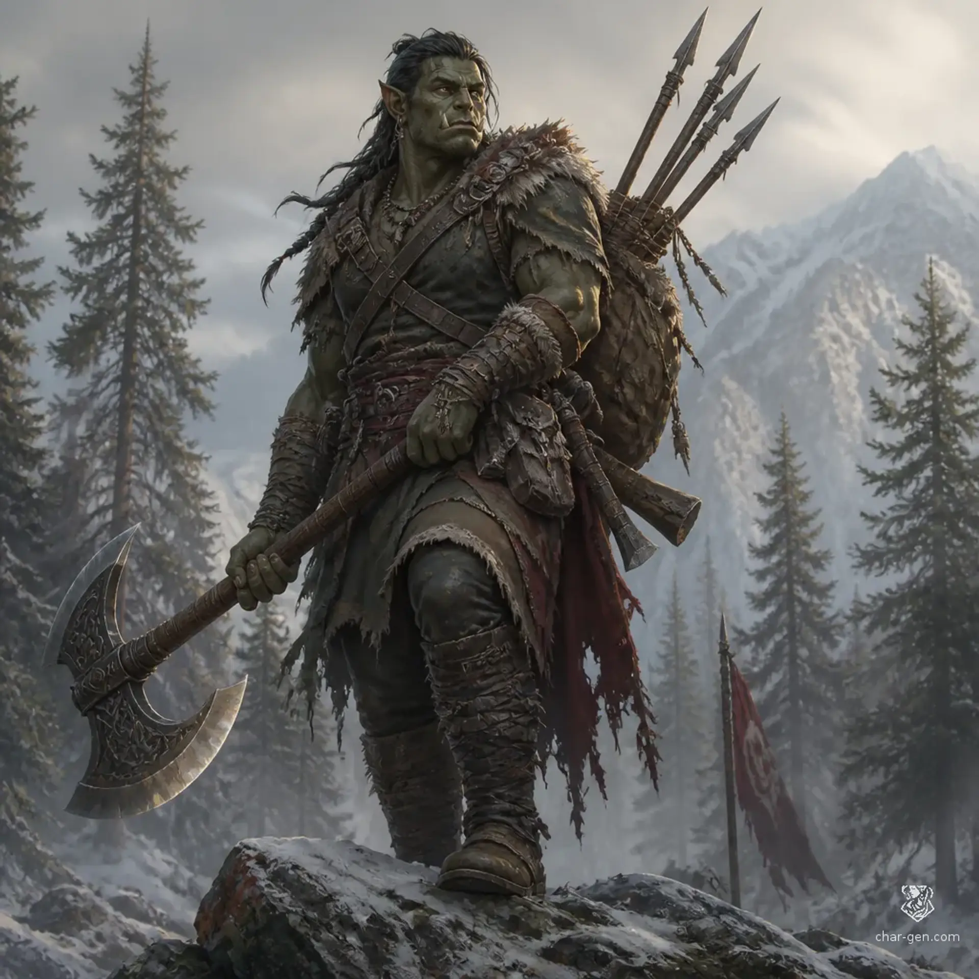 Oru Mikkonen - AI-generated fantasy Character
