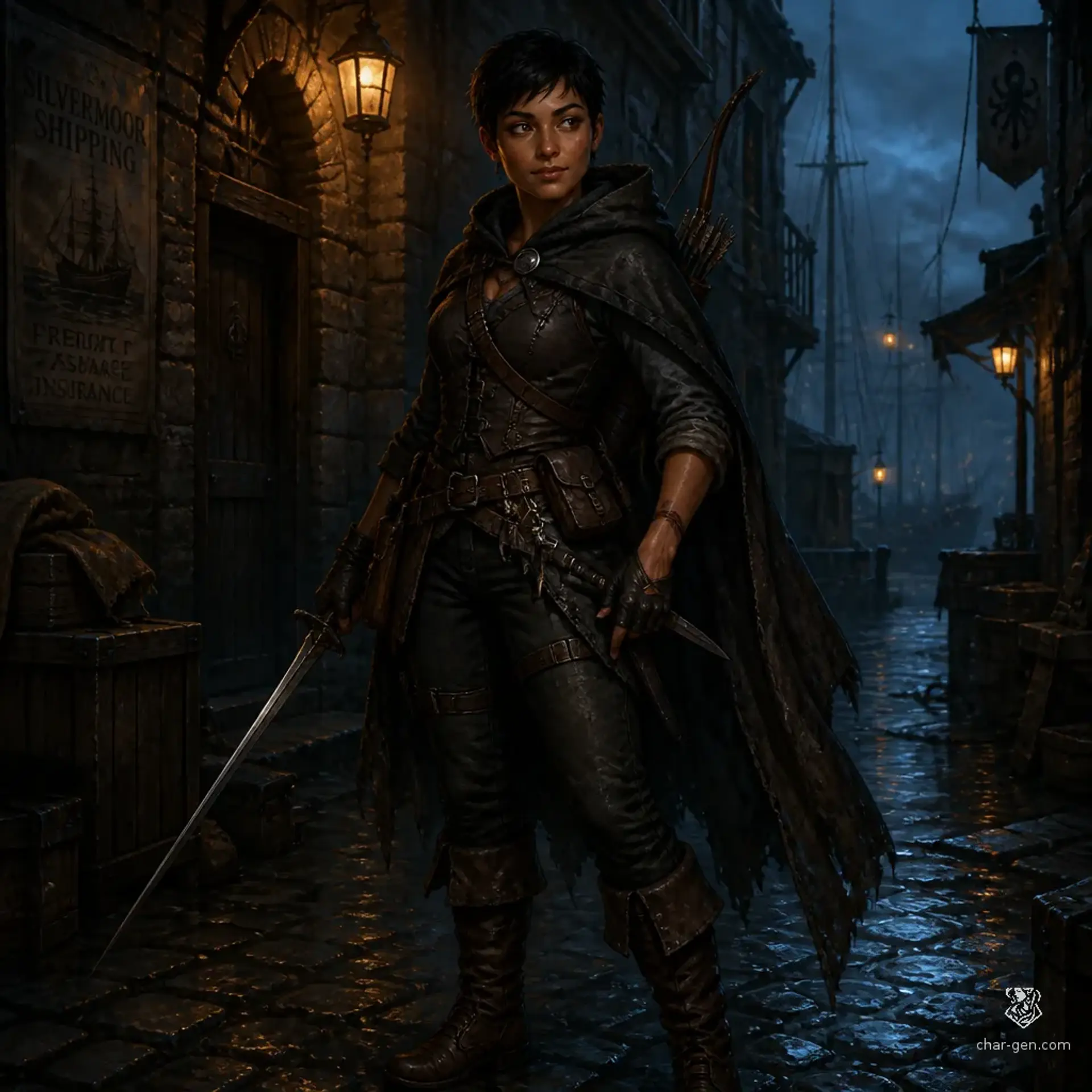 Nadia Mtembe - AI-generated fantasy Character