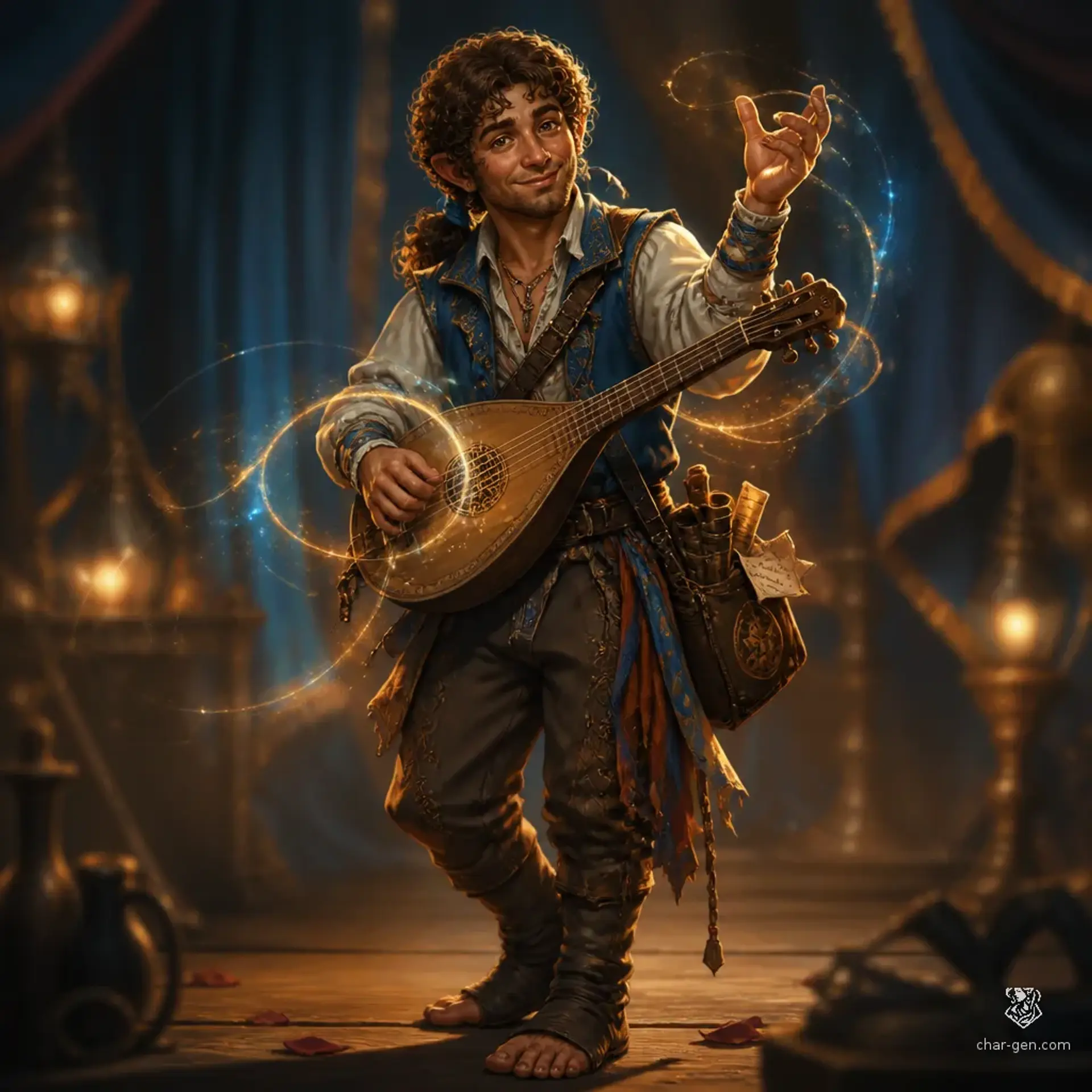 Perrin Tallow - AI-generated fantasy Character
