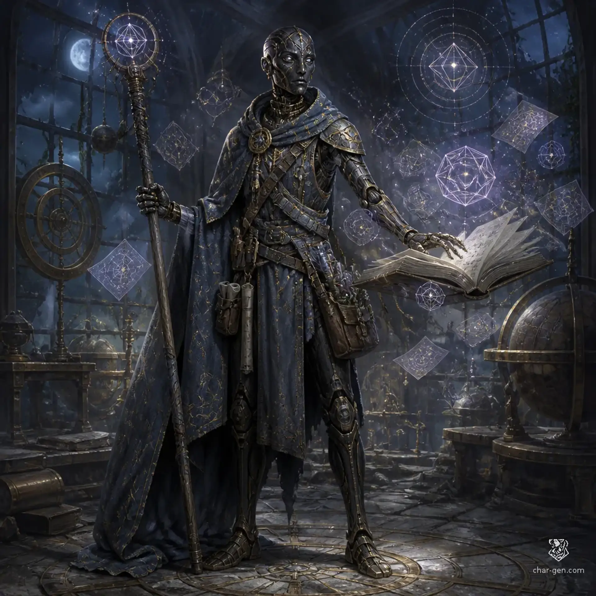 Sheshan - AI-generated fantasy Character