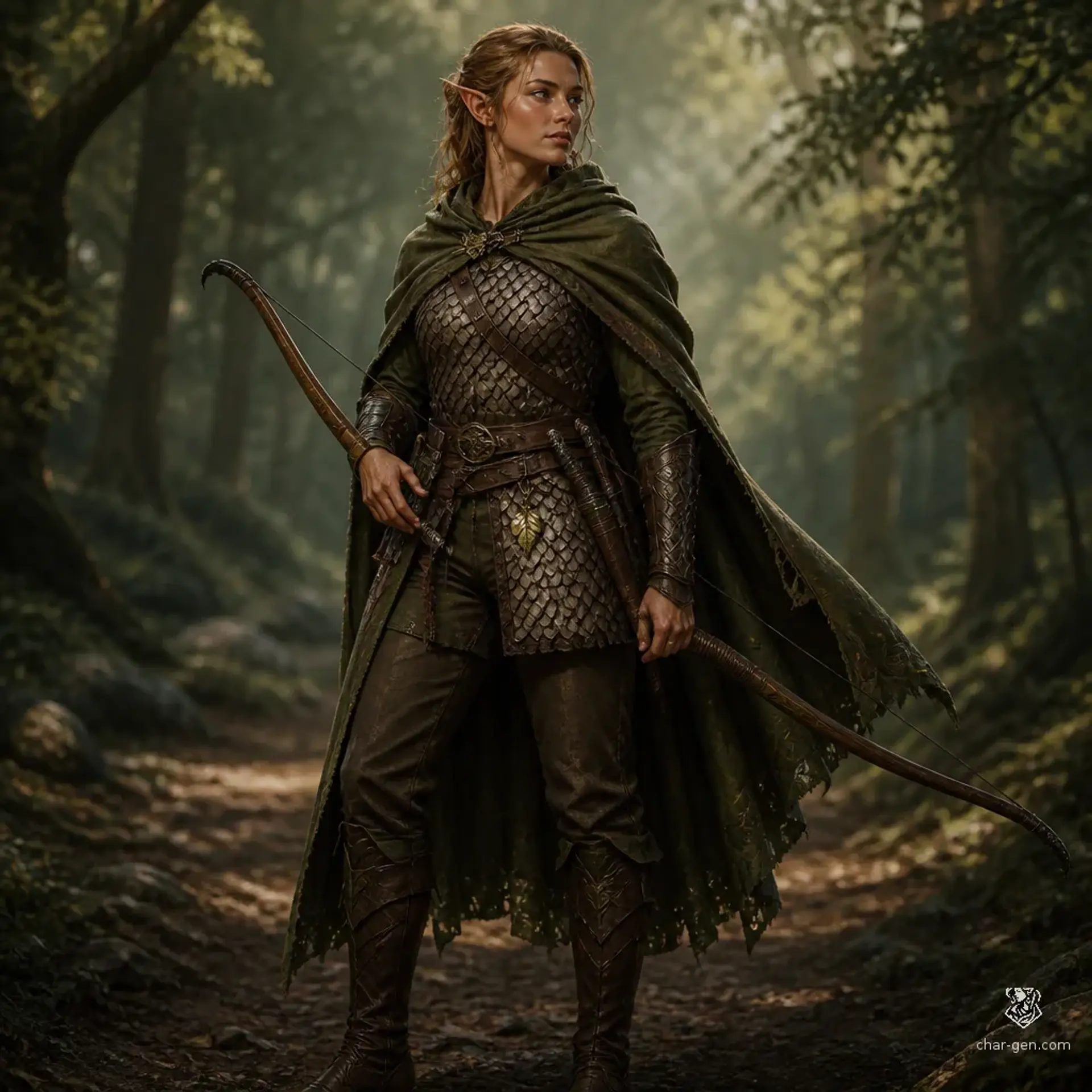 Faelyn - AI-generated fantasy Character