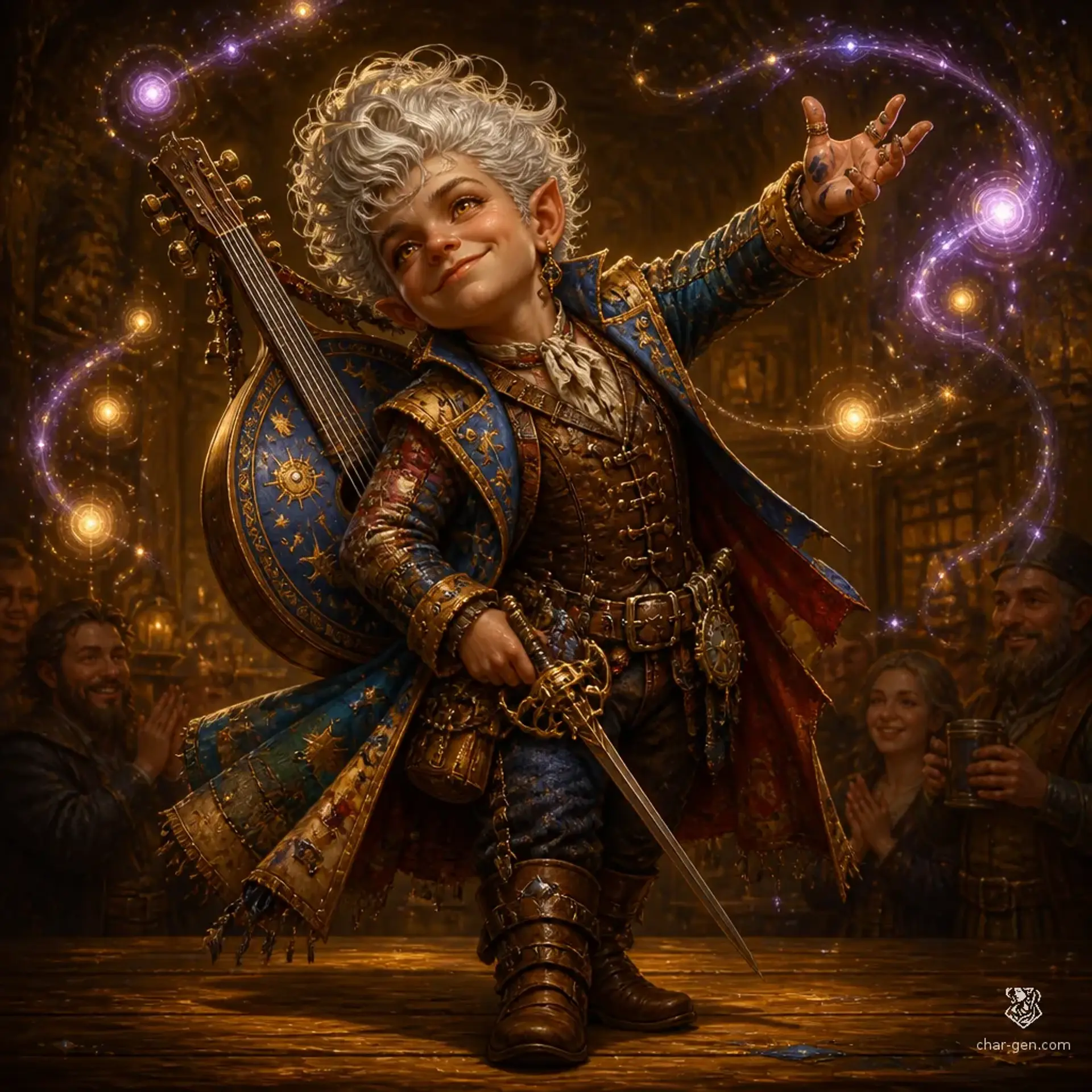 Pip Quillwhistle - AI-generated fantasy Character