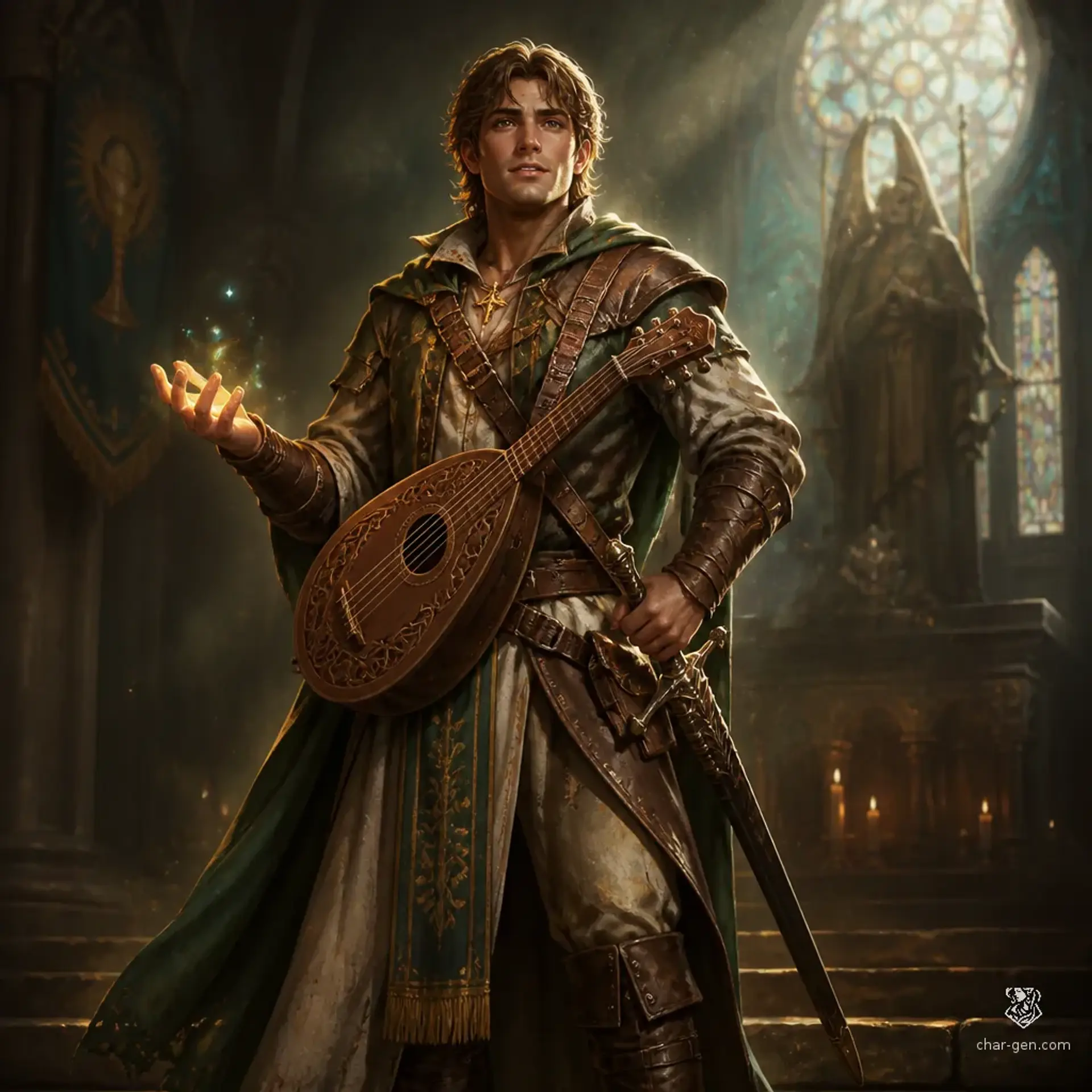 Bartholomew Melichor - AI-generated fantasy Character