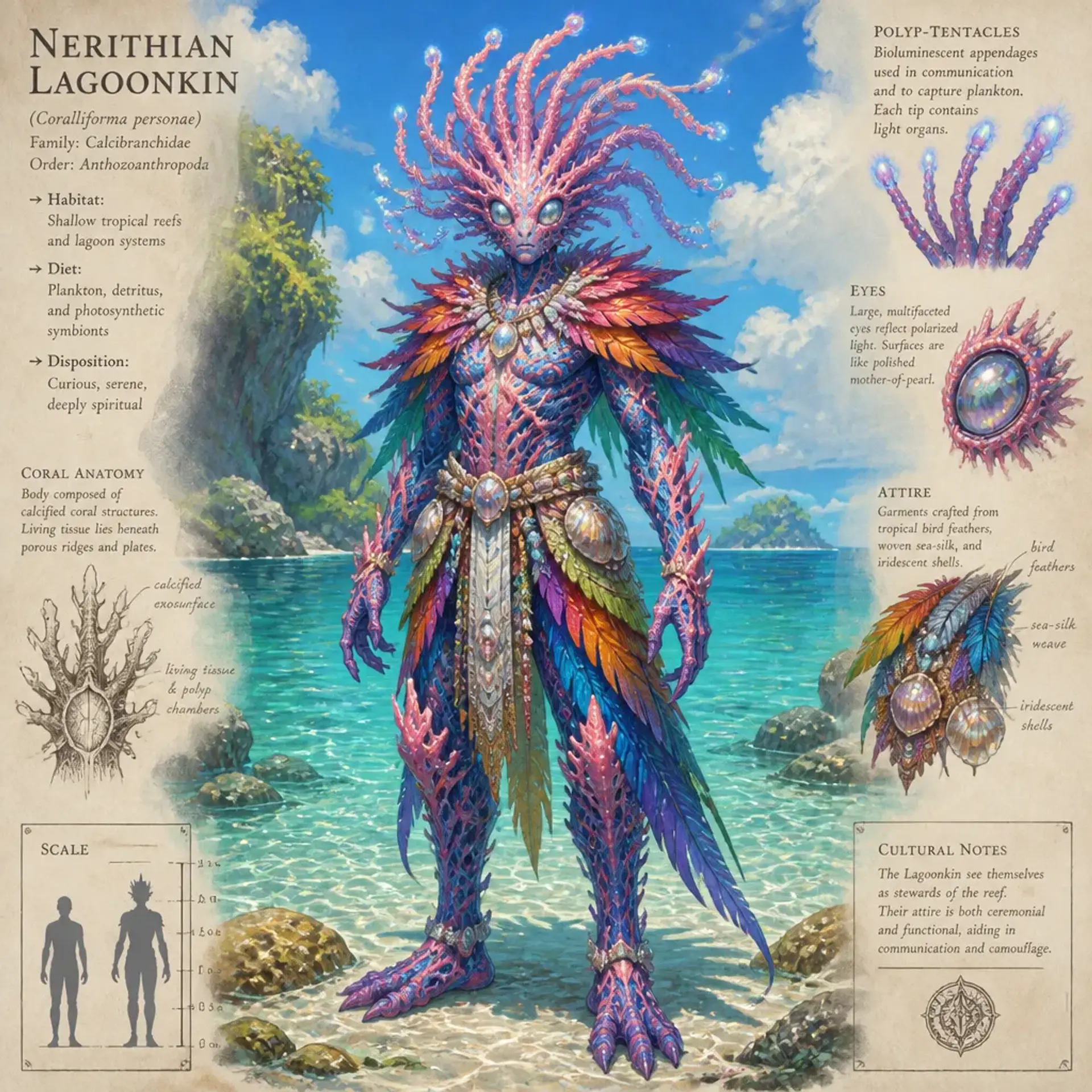 Anthozoen - AI-generated fantasy Species