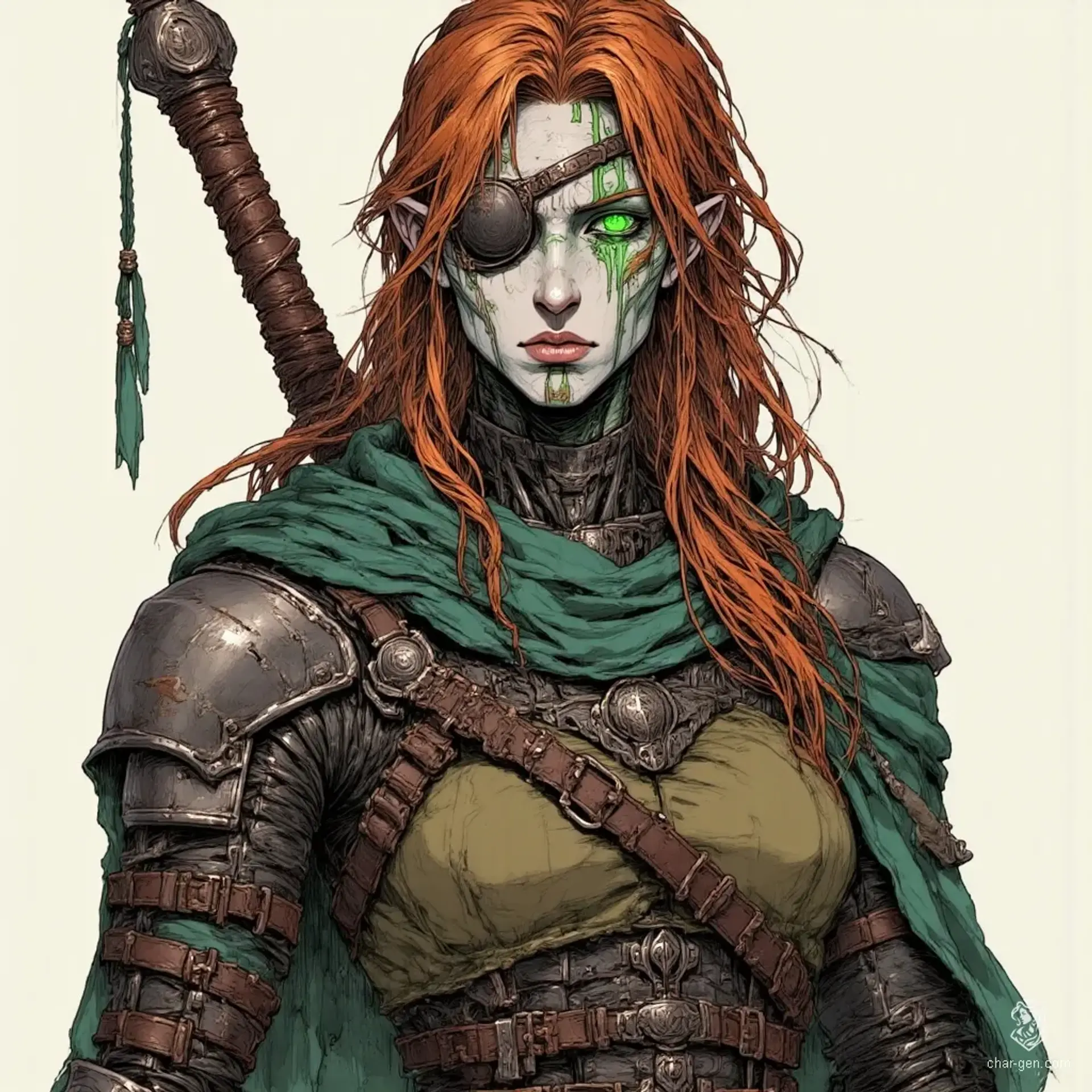 Calithra-9V - AI-generated fantasy NPC