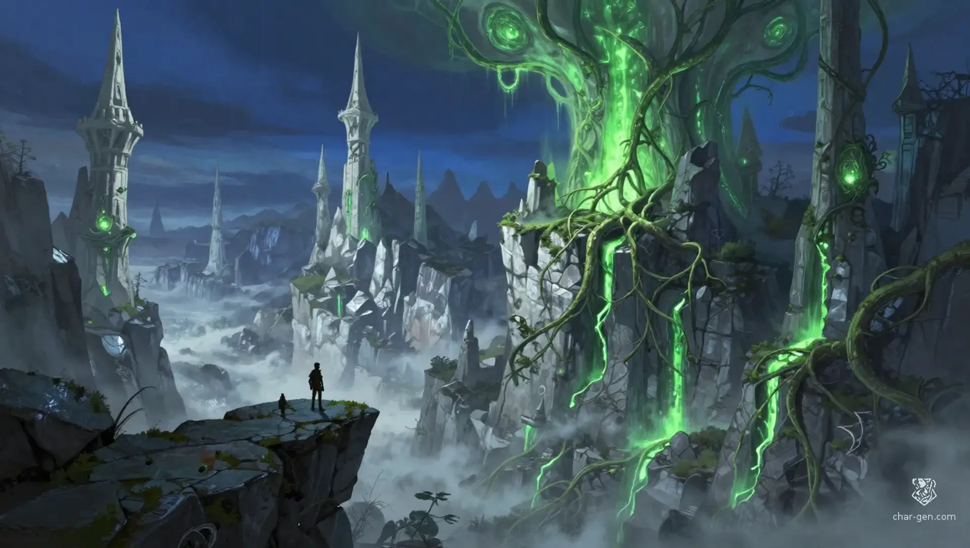 The Verdant Scar - AI-generated fantasy Quest