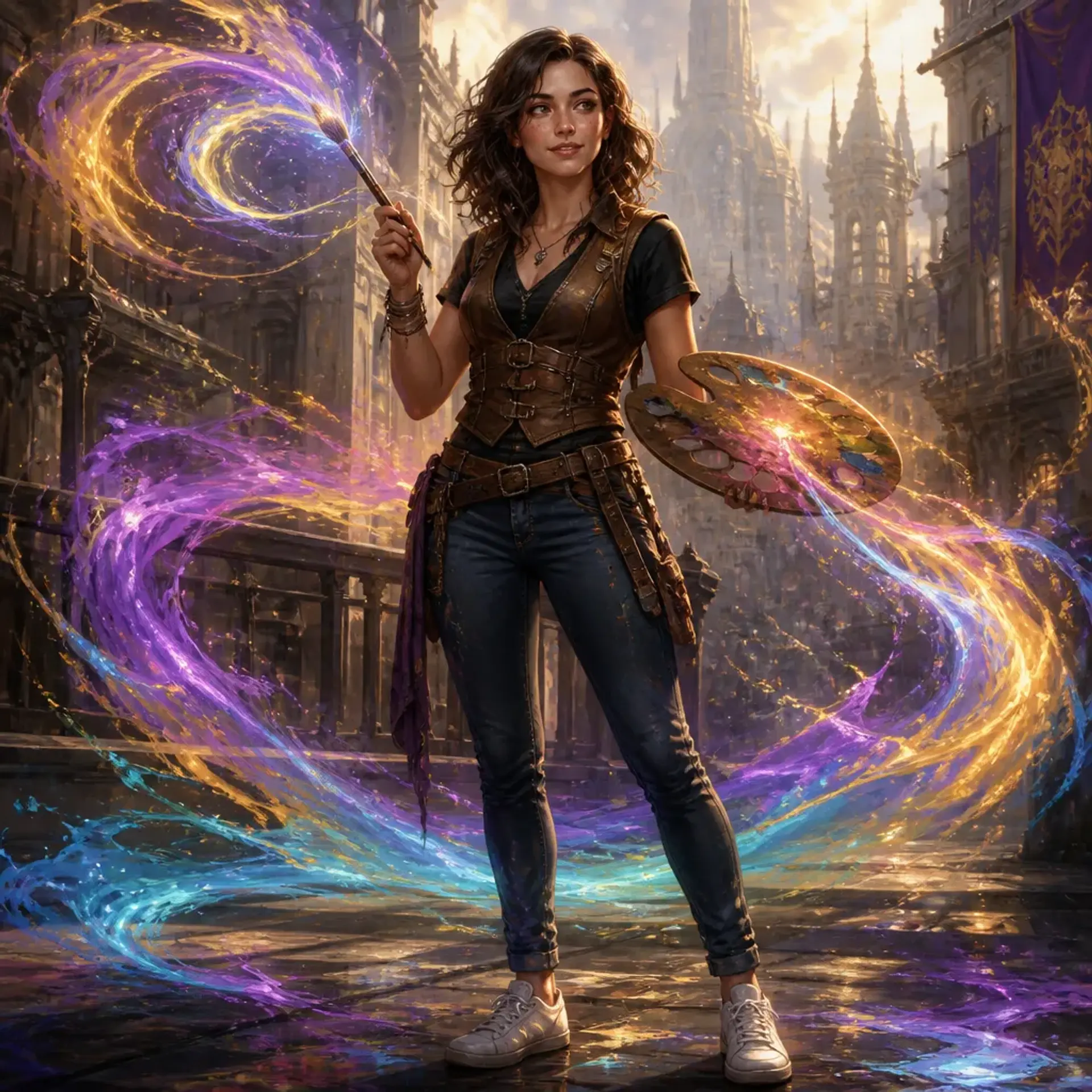 Elena Vance - AI-generated fantasy Character