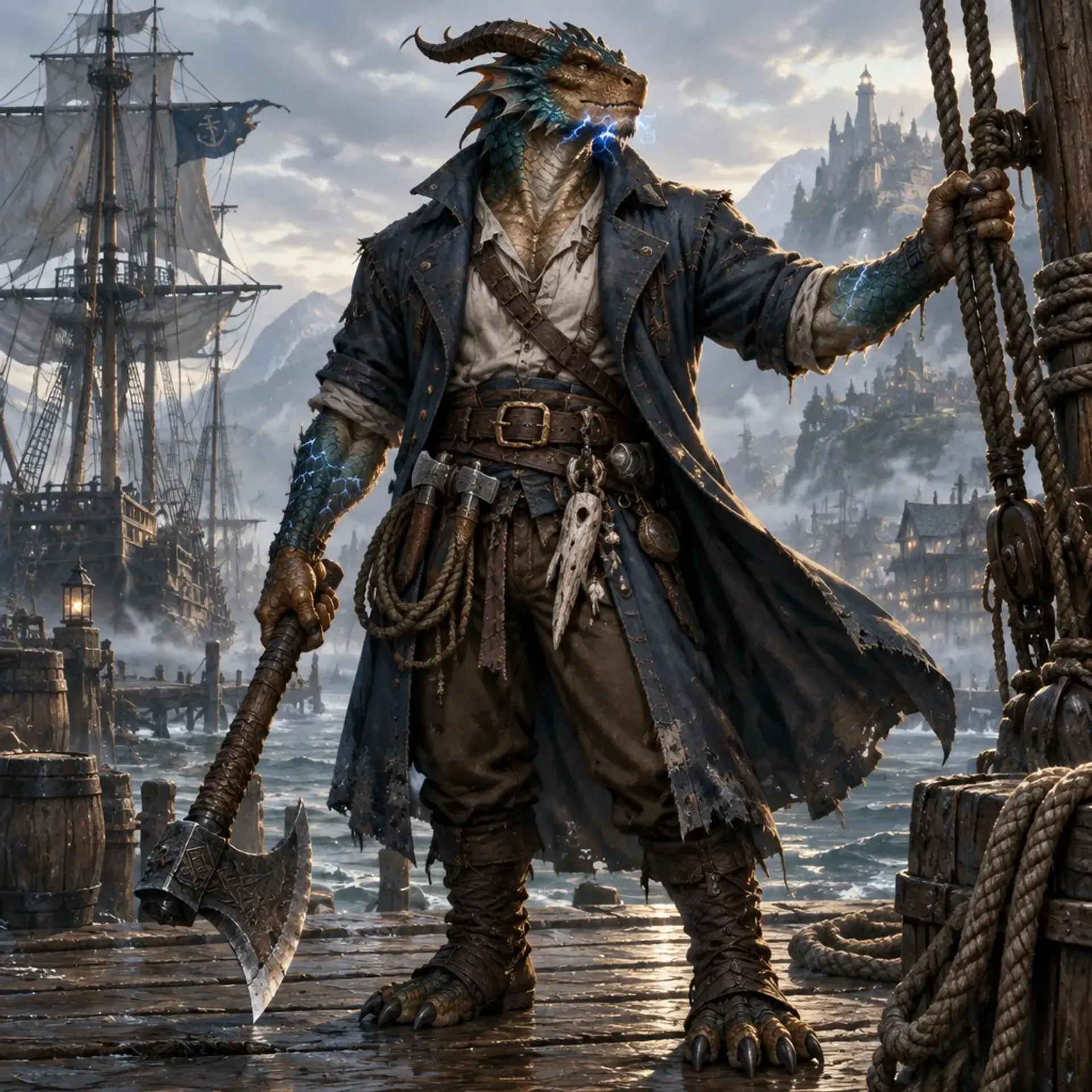 Pzhar - AI-generated fantasy Character