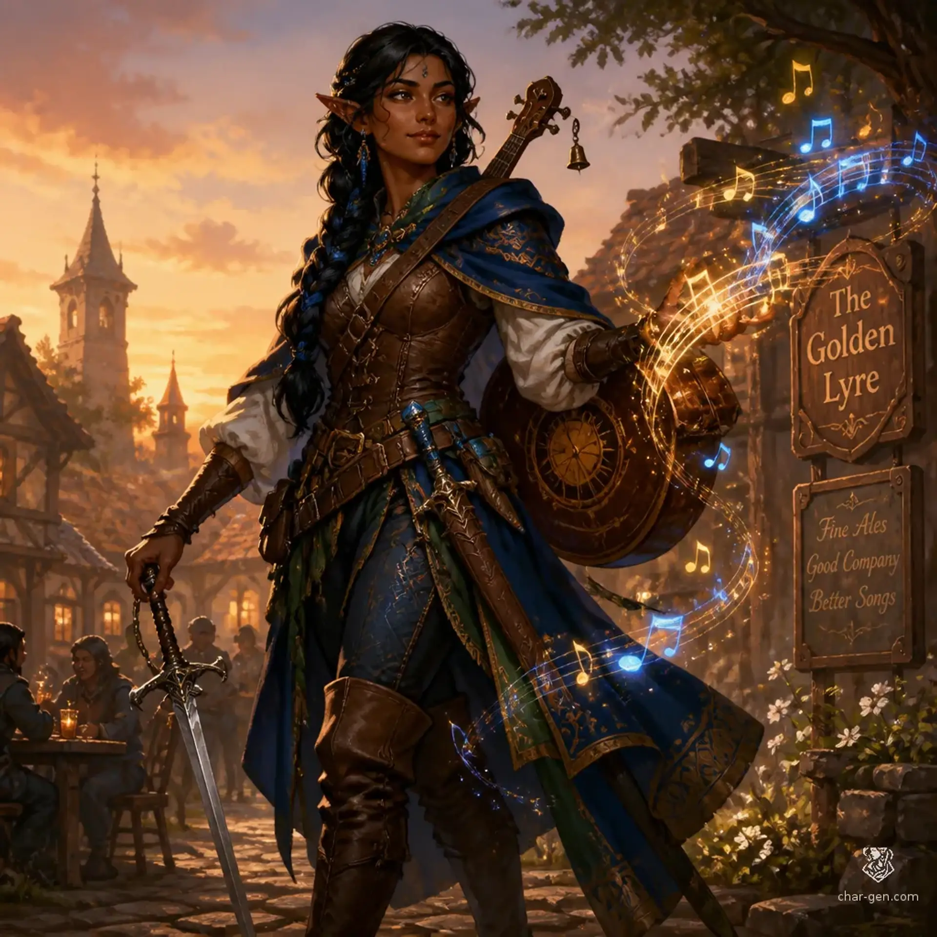Serenity - AI-generated fantasy Character