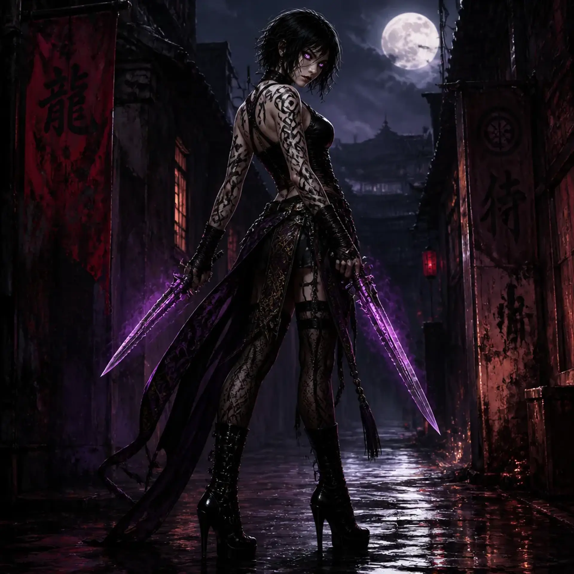 Vespera Vane - AI-generated fantasy Character