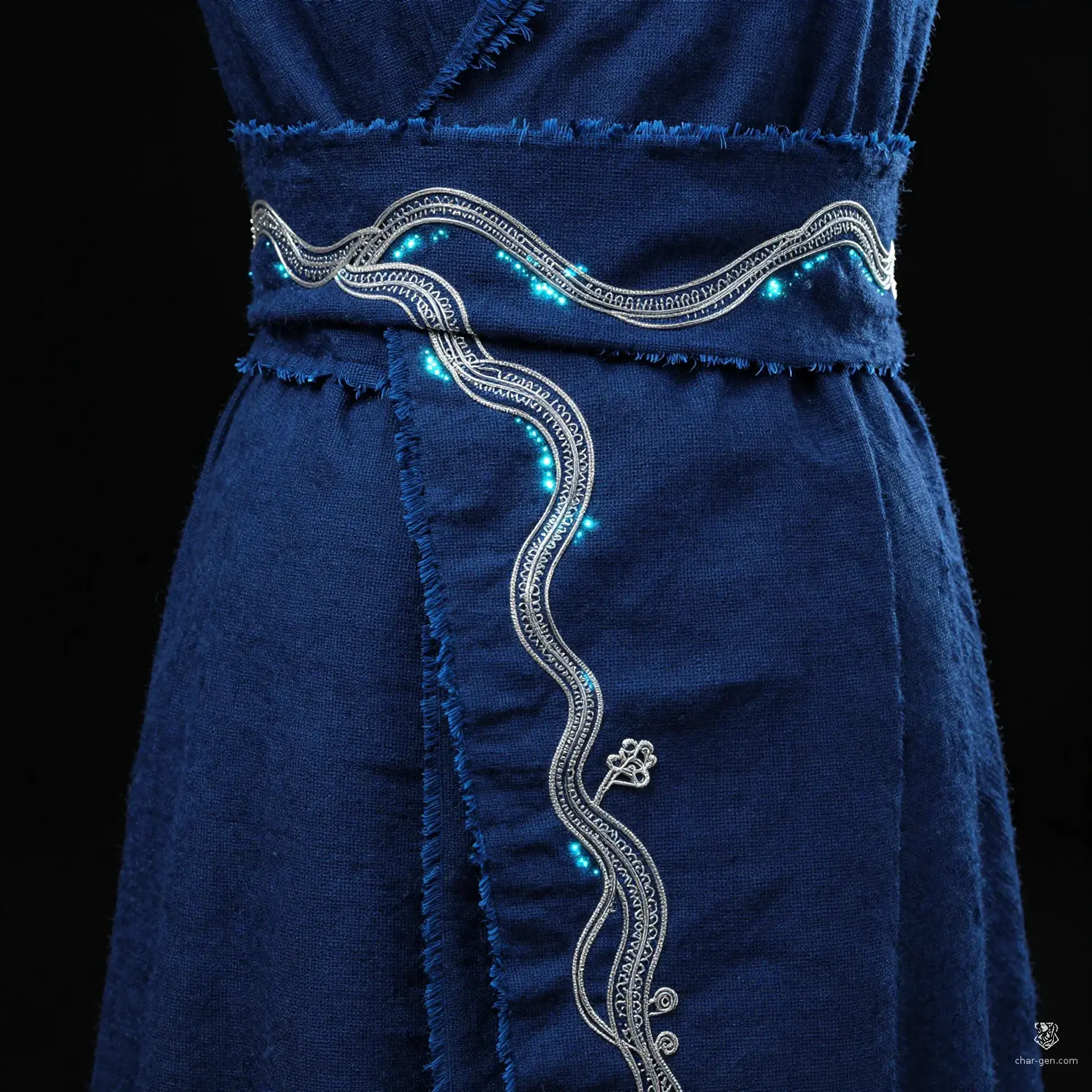 Sash of the Unfaltering Step - AI-generated fantasy Magic Item
