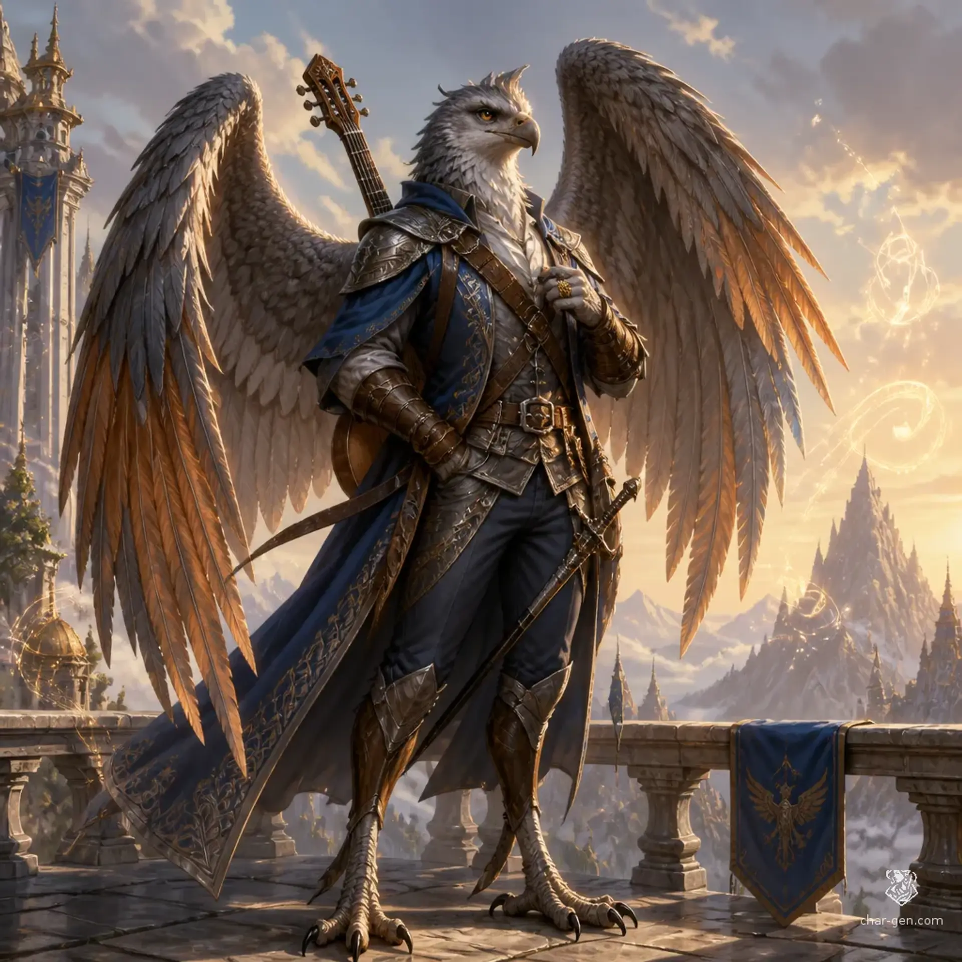 Kael Veylan - AI-generated fantasy Character