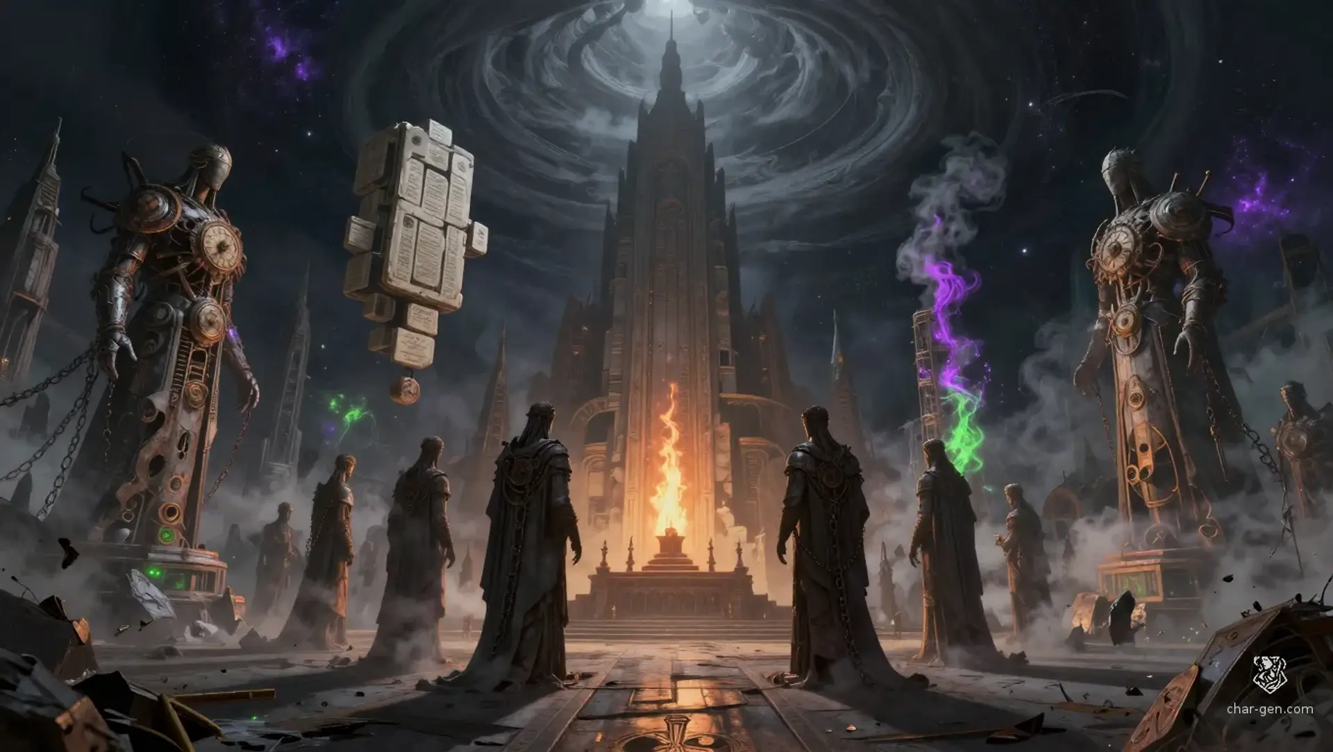 Waste Management - AI-generated fantasy Pantheon