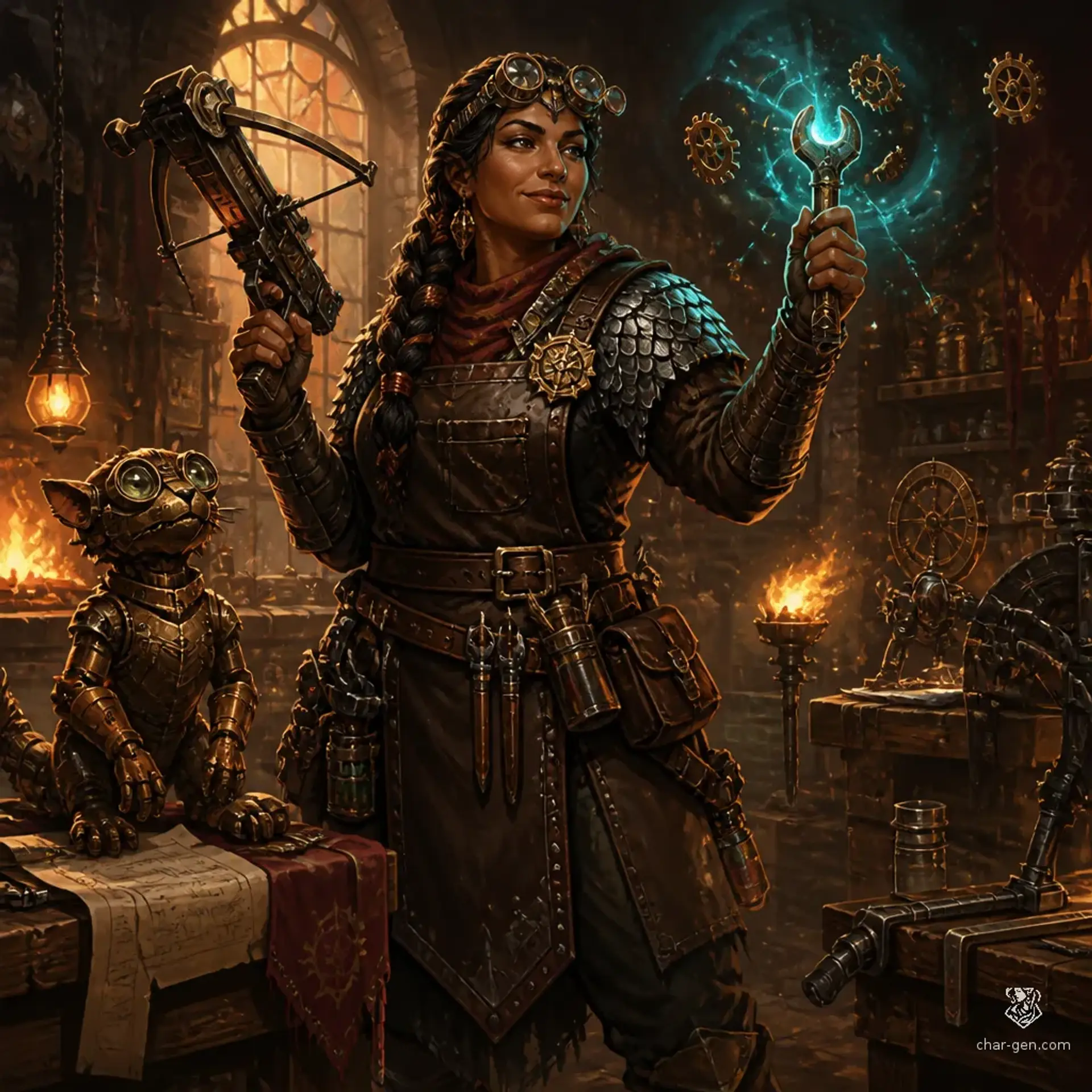 Zoe Grey - AI-generated fantasy Character