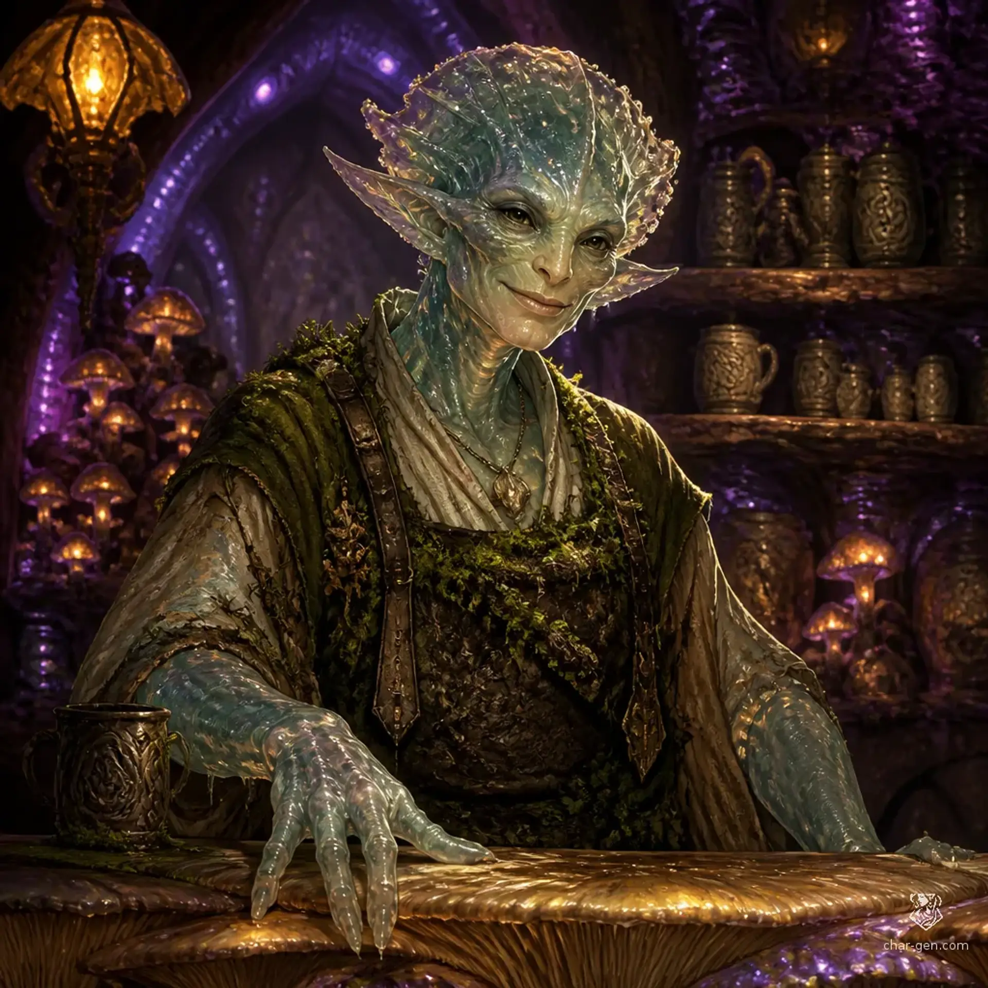 The Verdant Rhizome - AI-generated fantasy Tavern