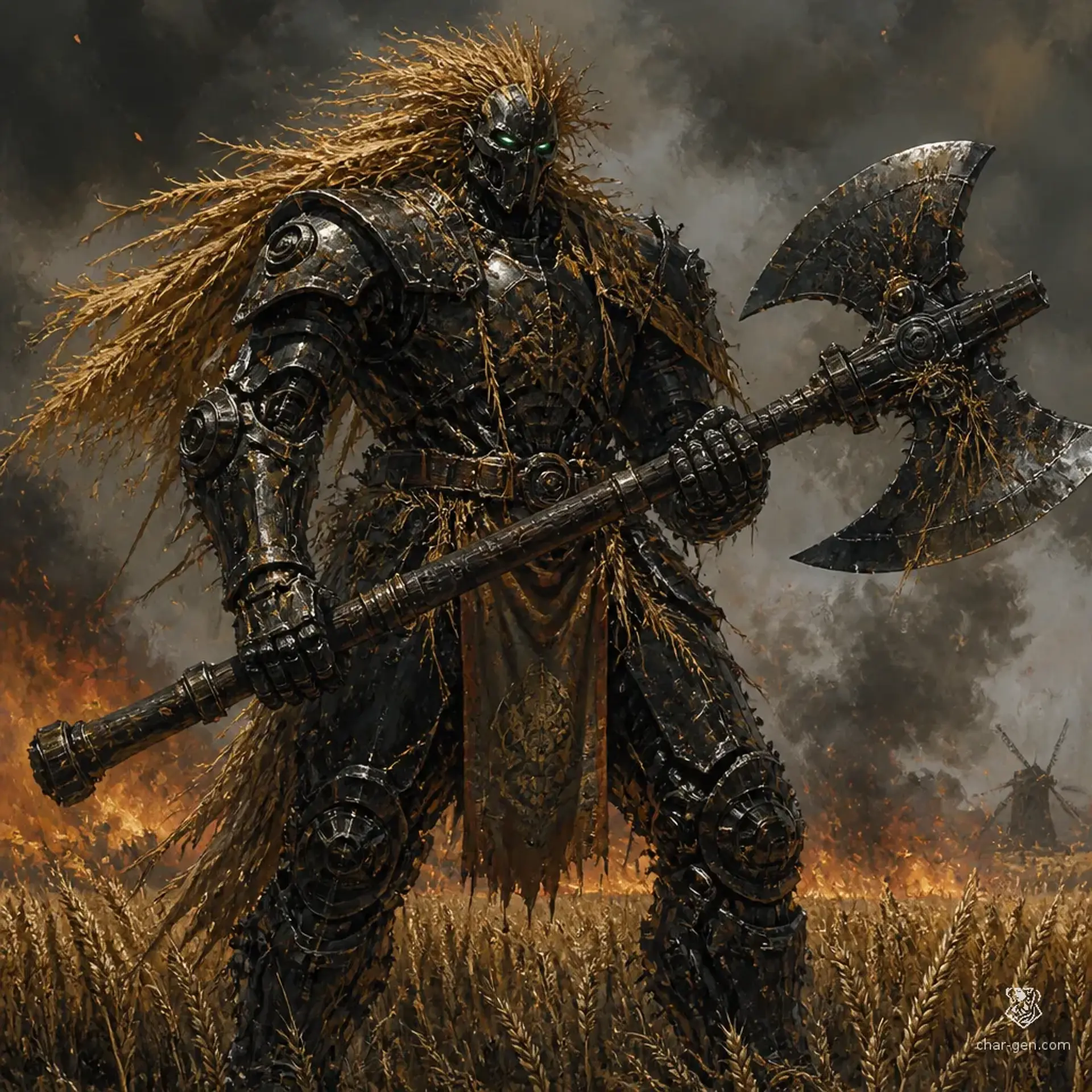 Thresher - AI-generated fantasy Character