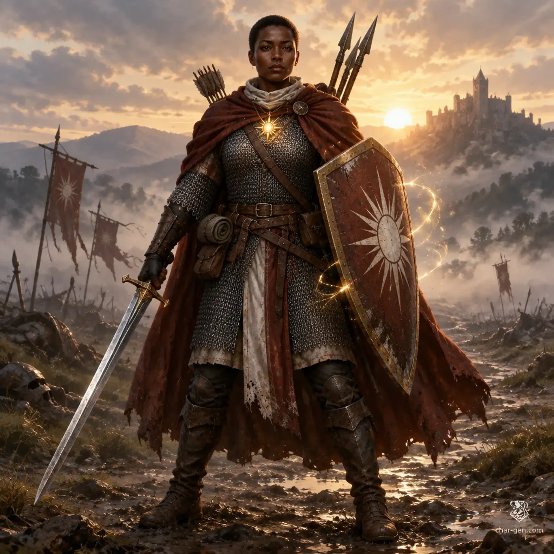 Sesha Nsimba - AI-generated fantasy Character