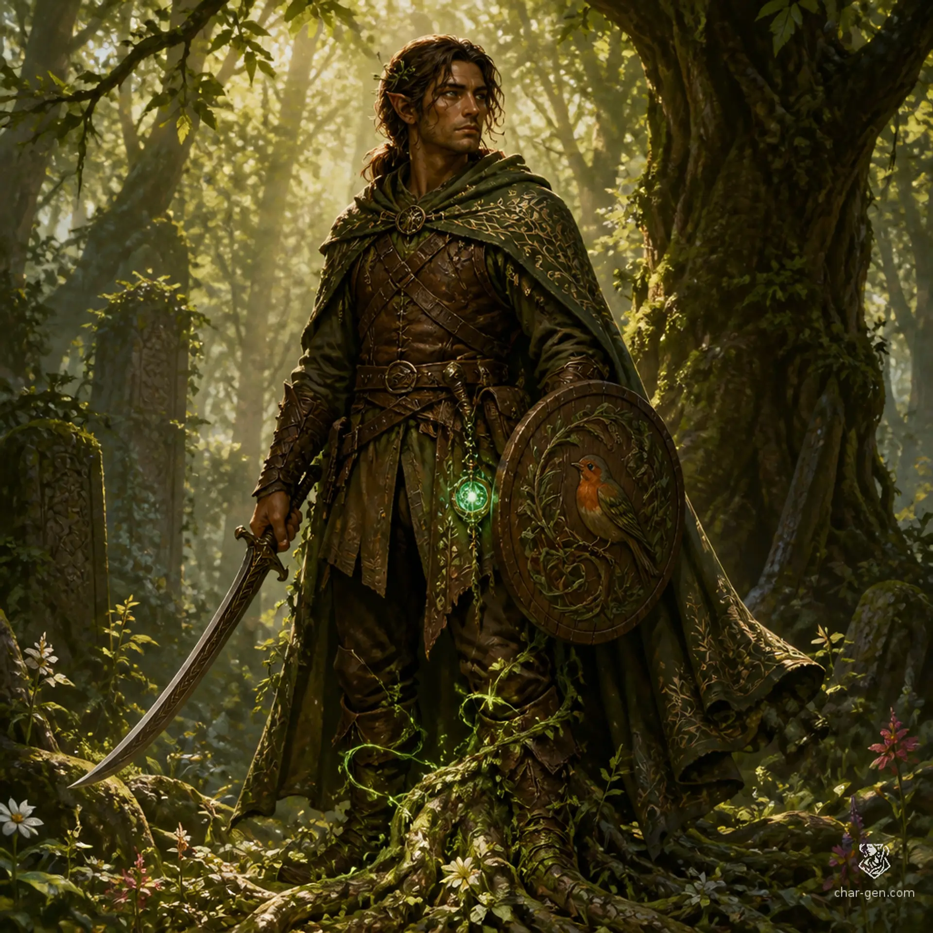 Corsian - AI-generated fantasy Character