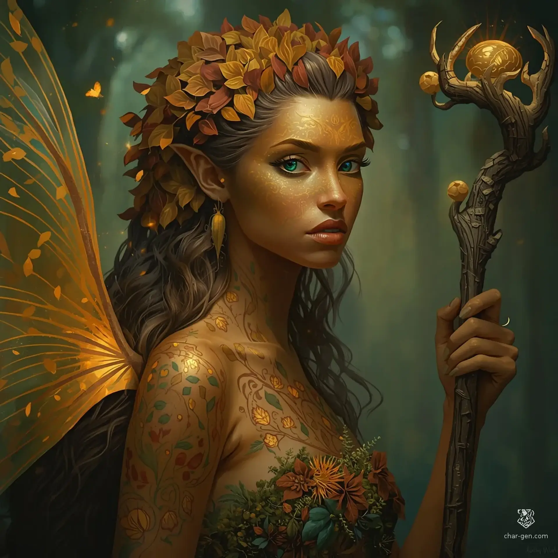 Liralyn - AI-generated fantasy NPC