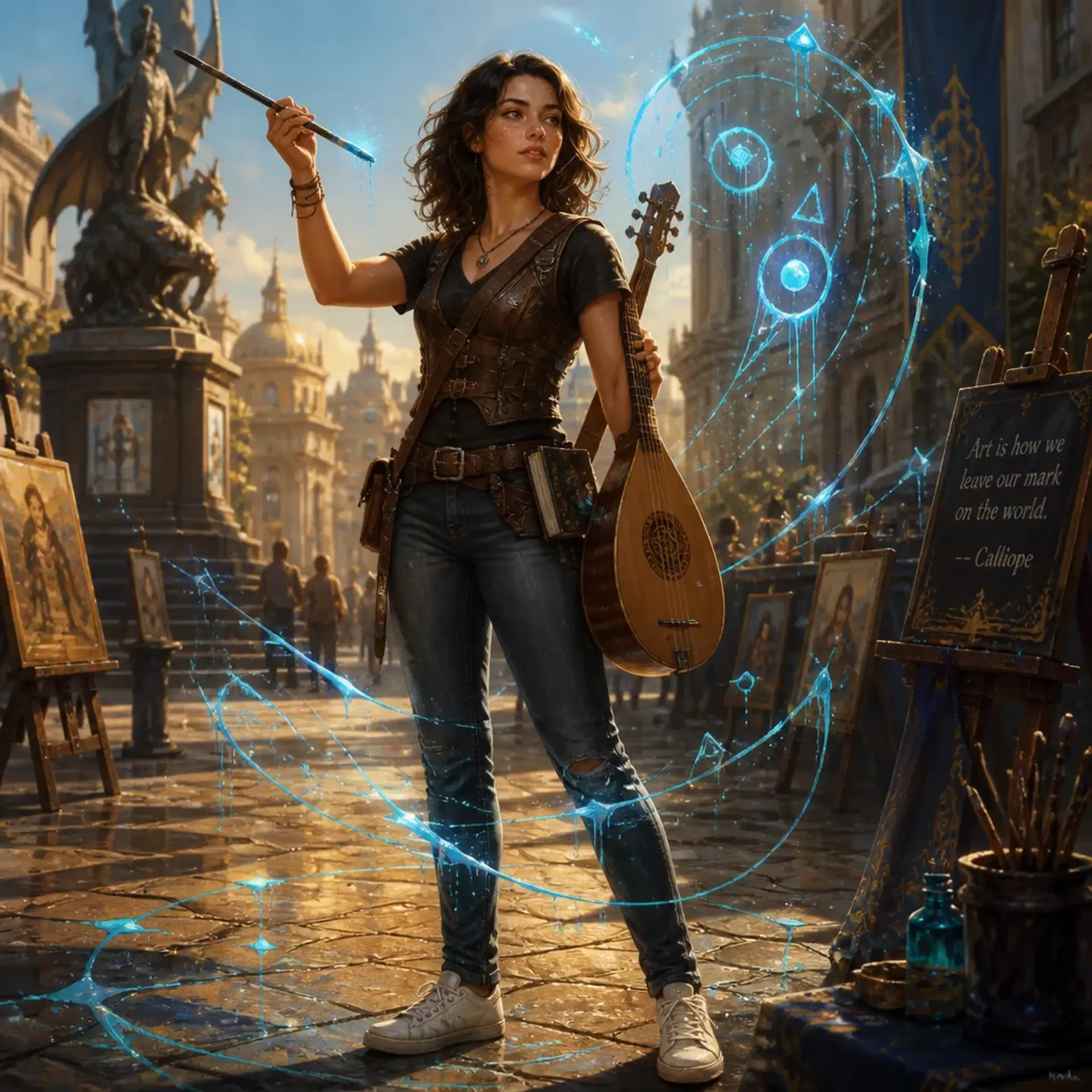 Elena Vance - AI-generated fantasy Character