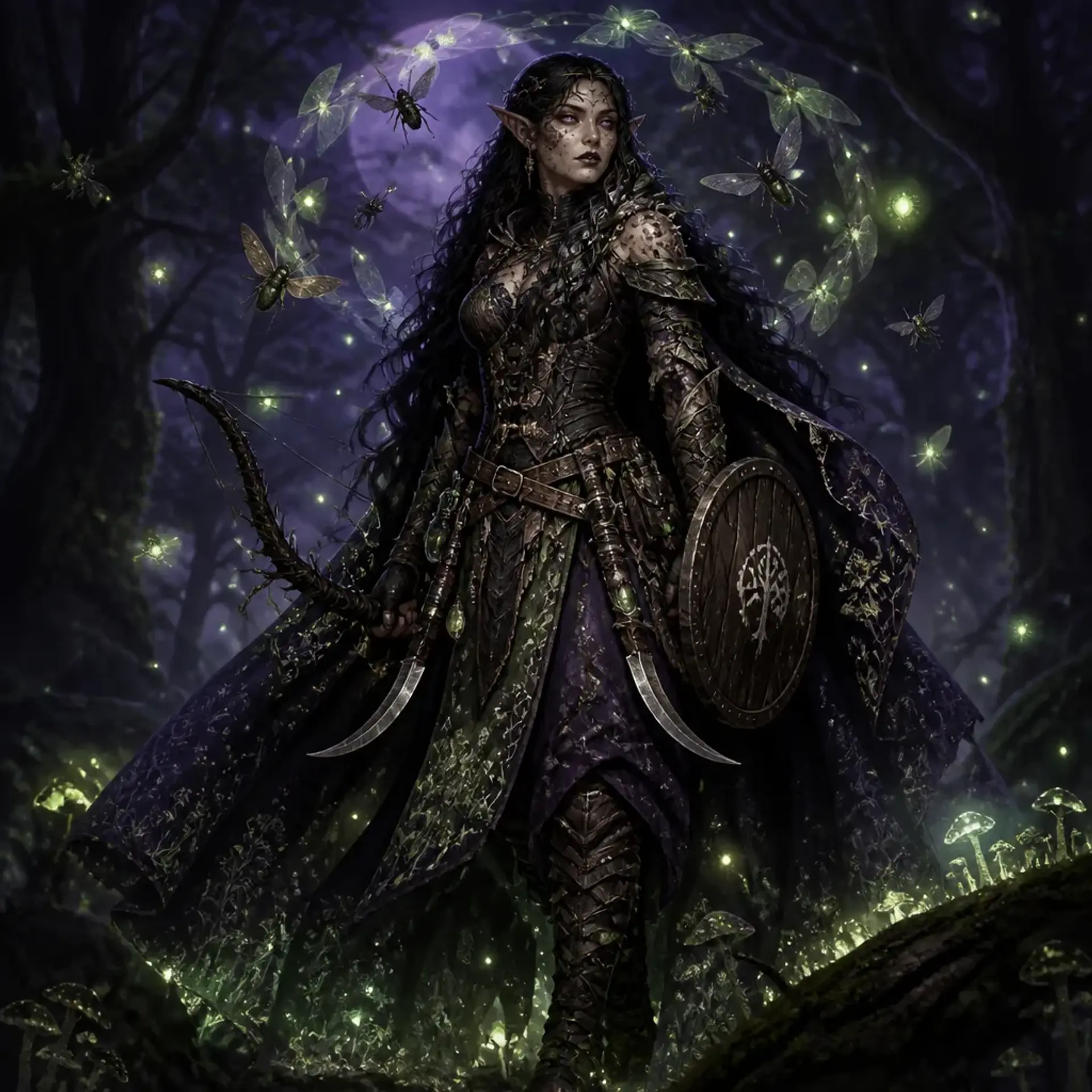 Violet of Morvane - AI-generated fantasy Character