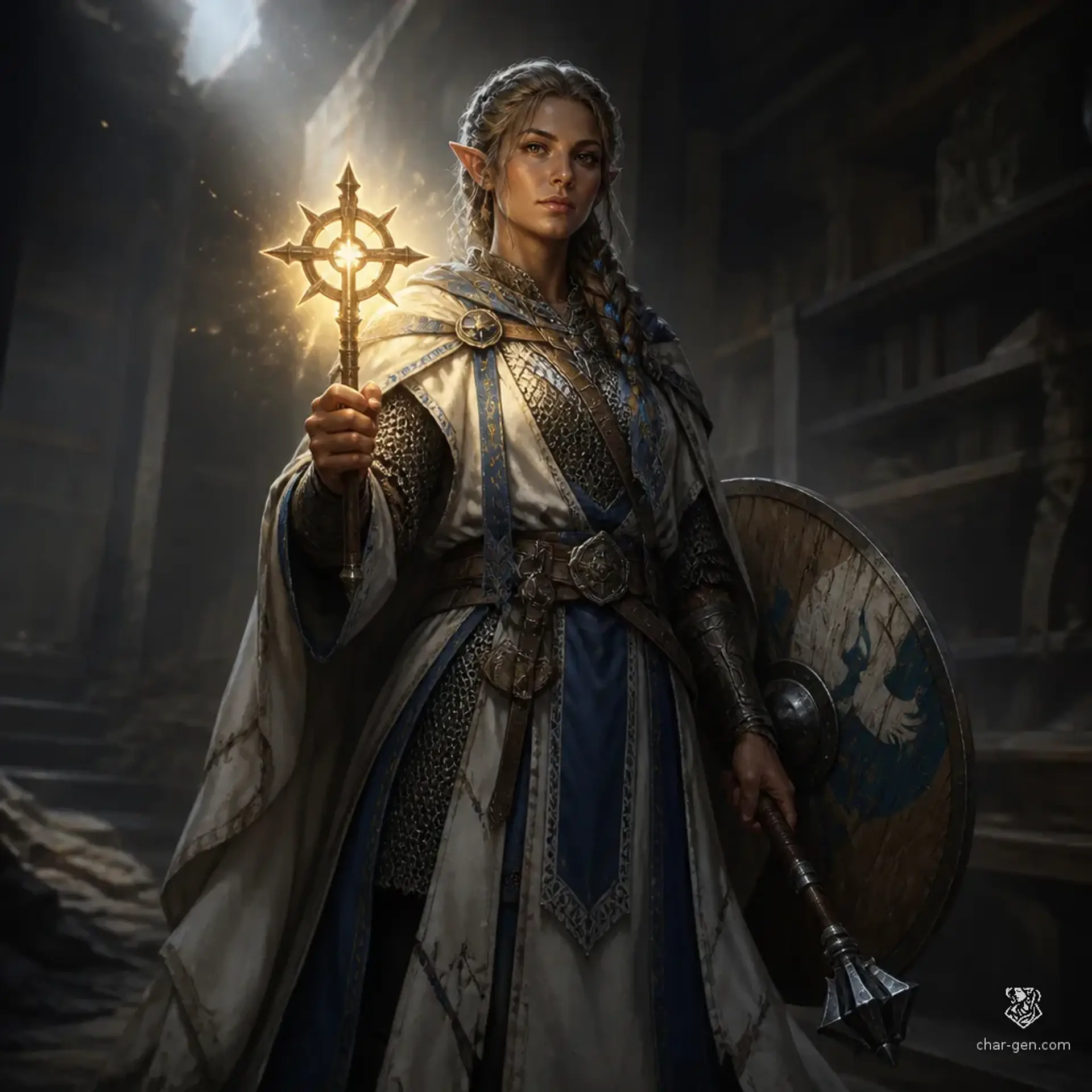 Galaheth - AI-generated fantasy Character