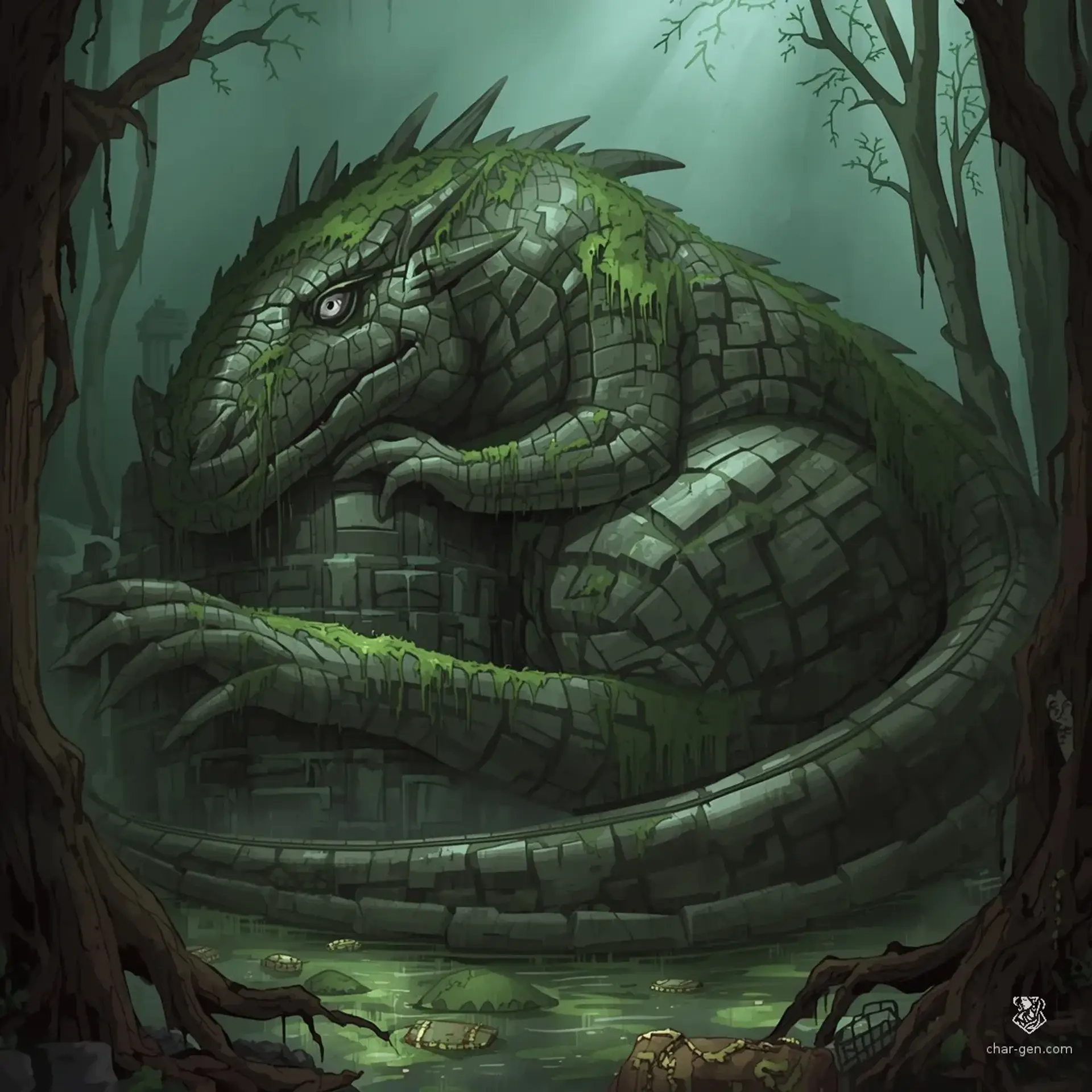 Malphas the Unimpressed | Fantasy Monster Generated by CharGen