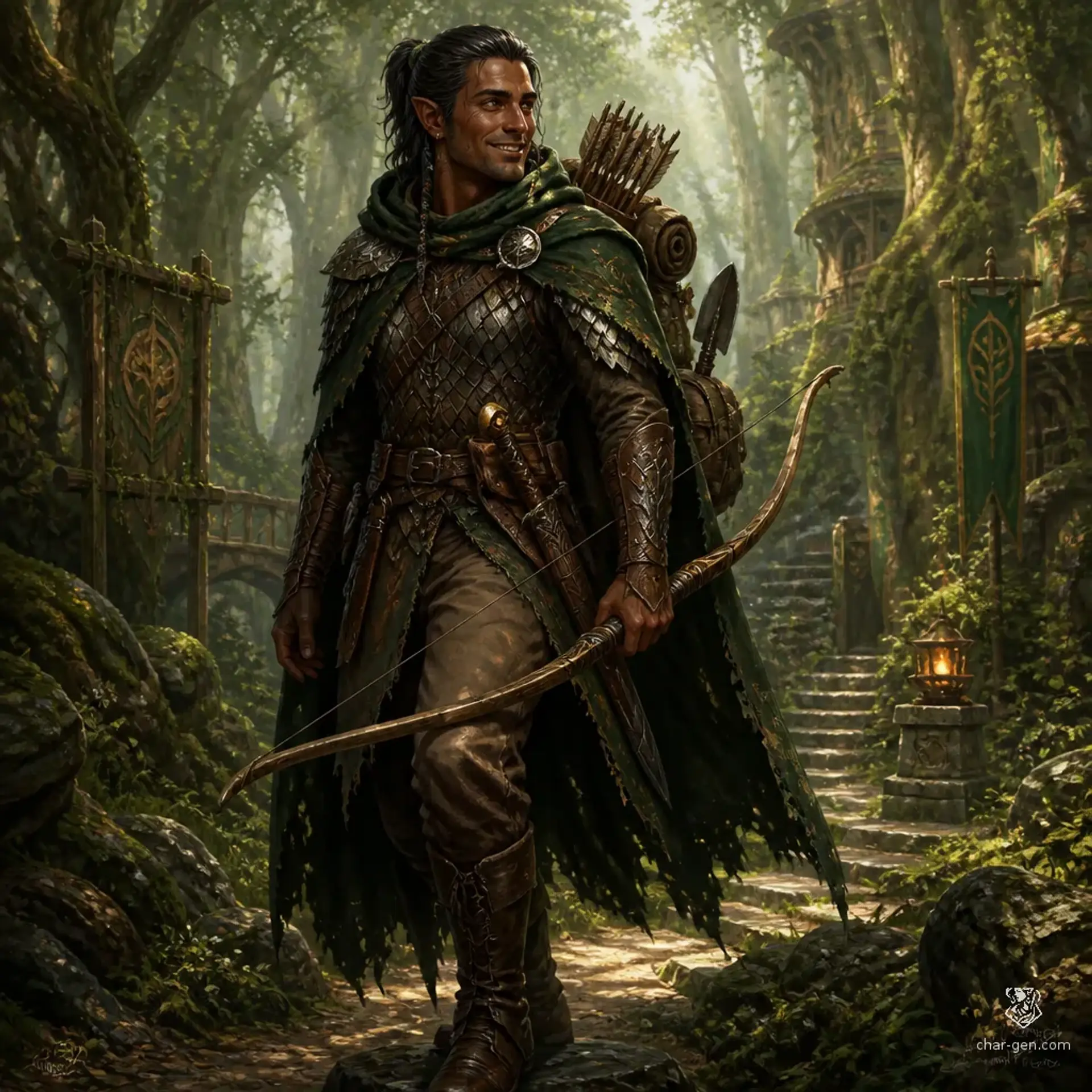 Mirel Andorai - AI-generated fantasy Character