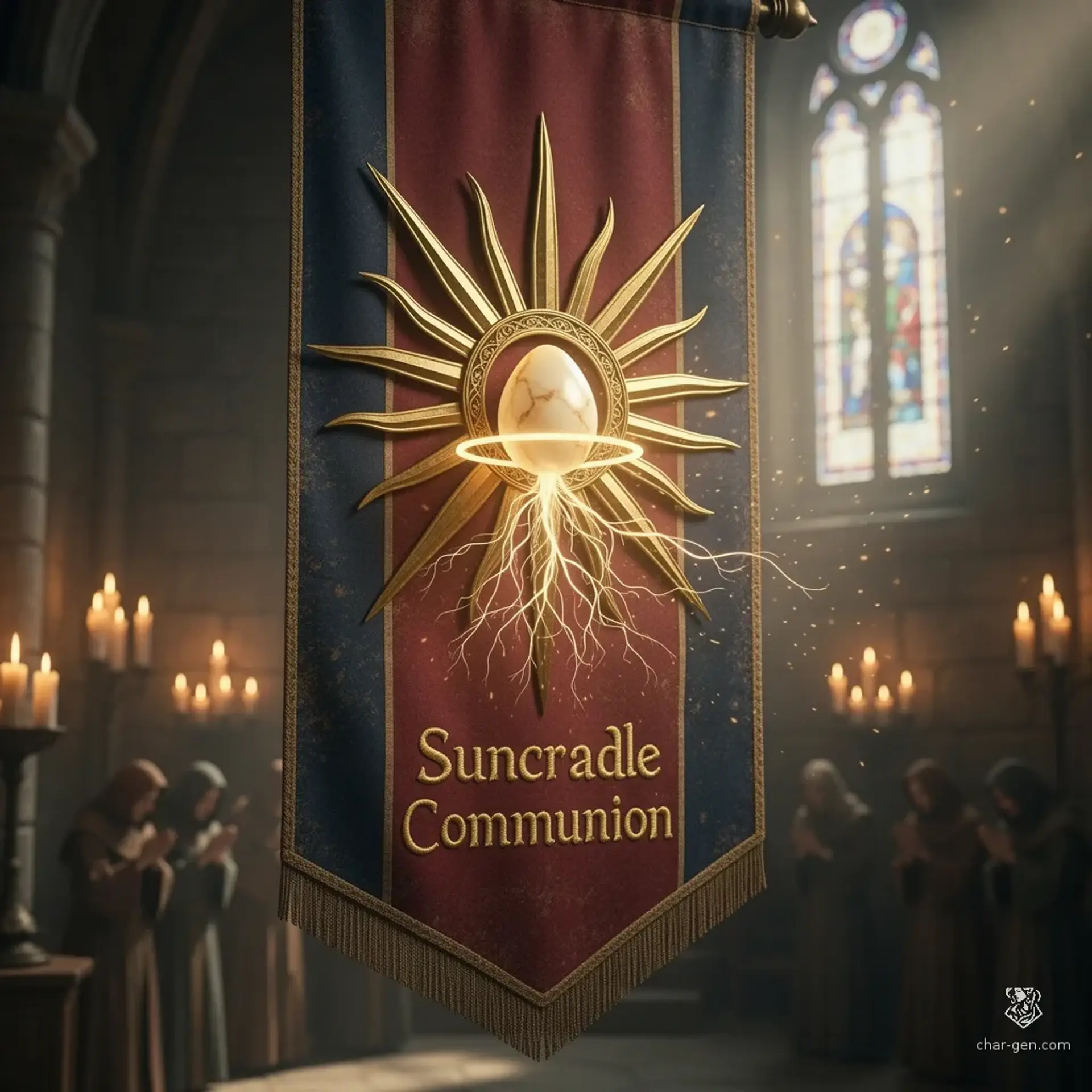 The Suncradle Communion - AI-generated fantasy Faction