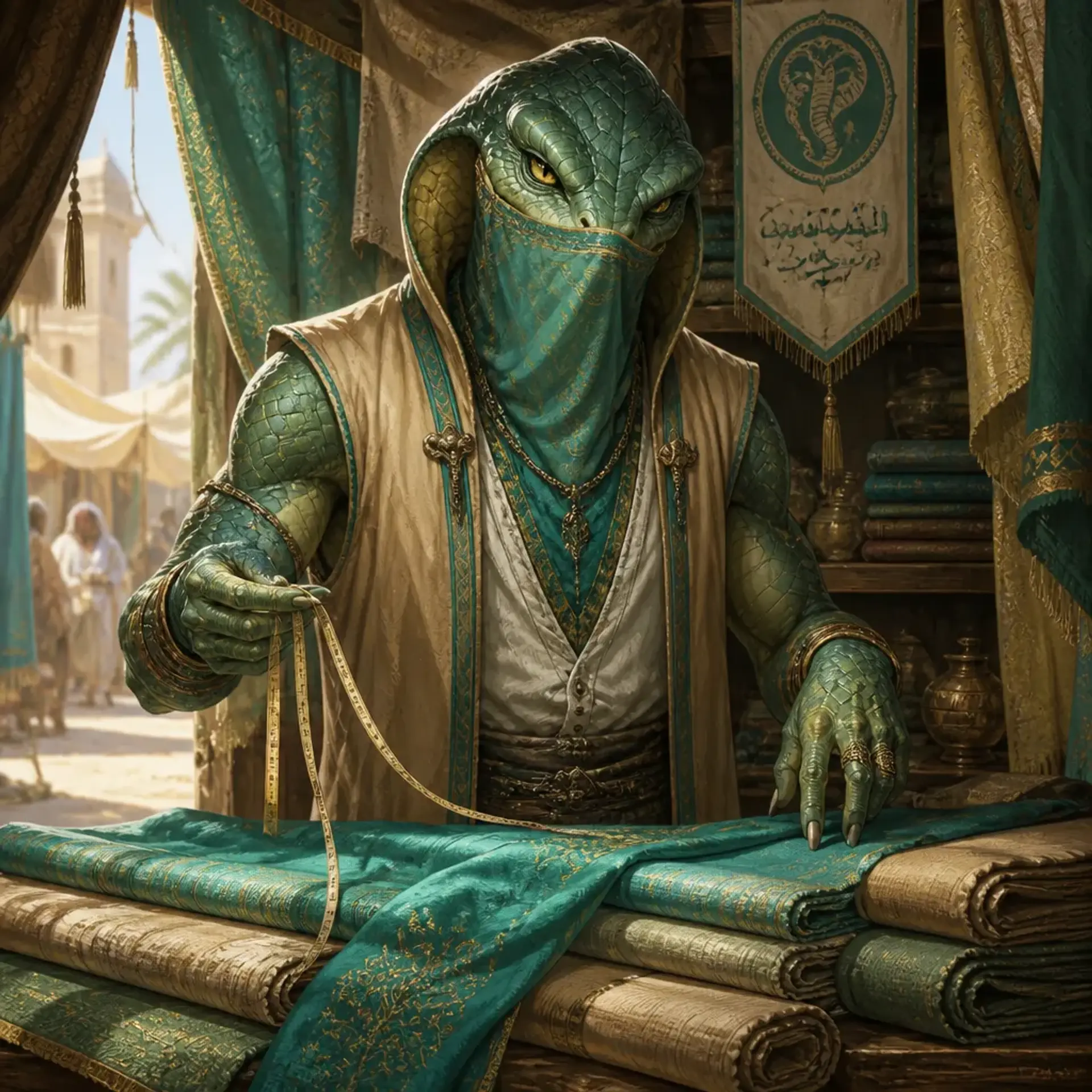 Suncoil Drapery - AI-generated fantasy Shop
