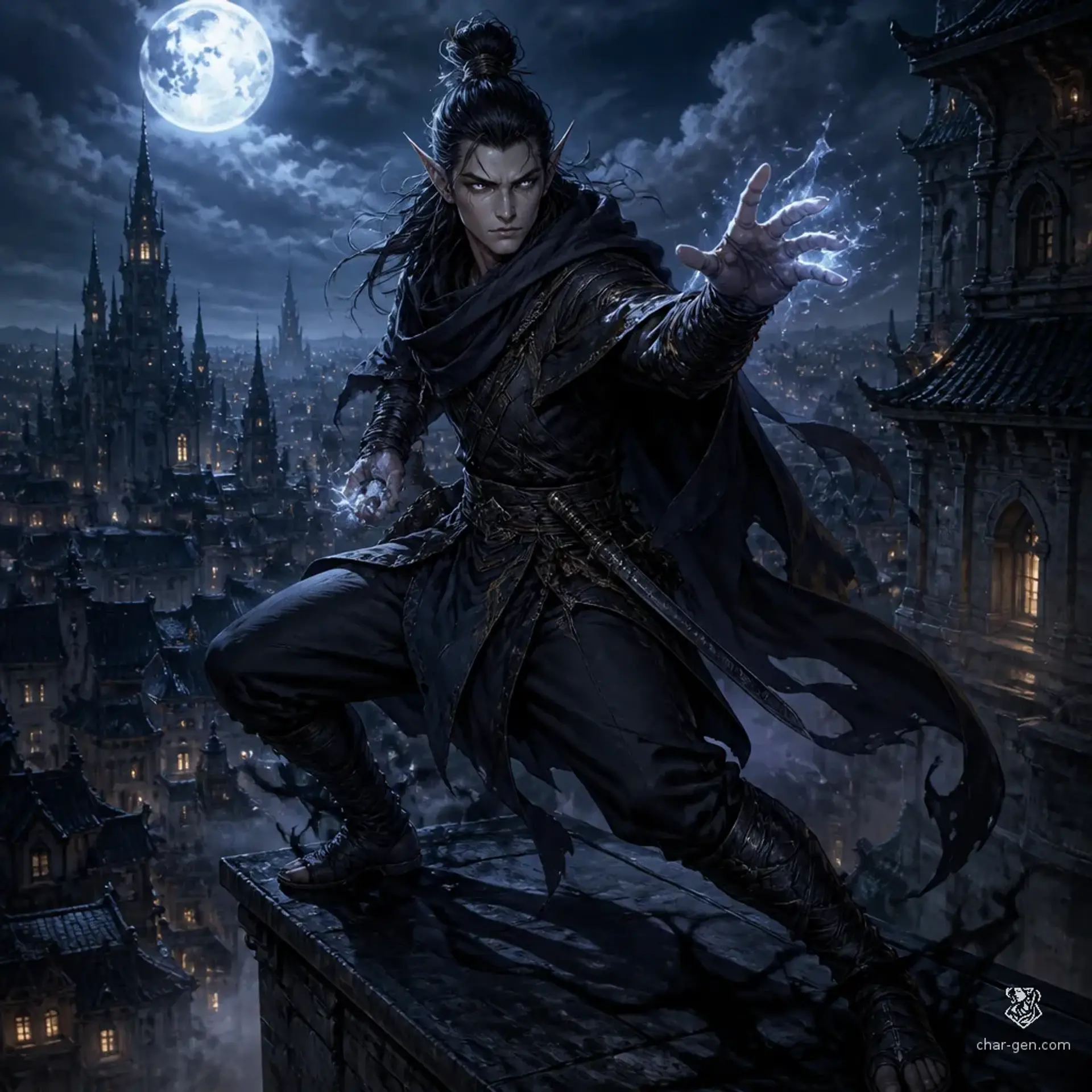 BLADE - AI-generated fantasy Character
