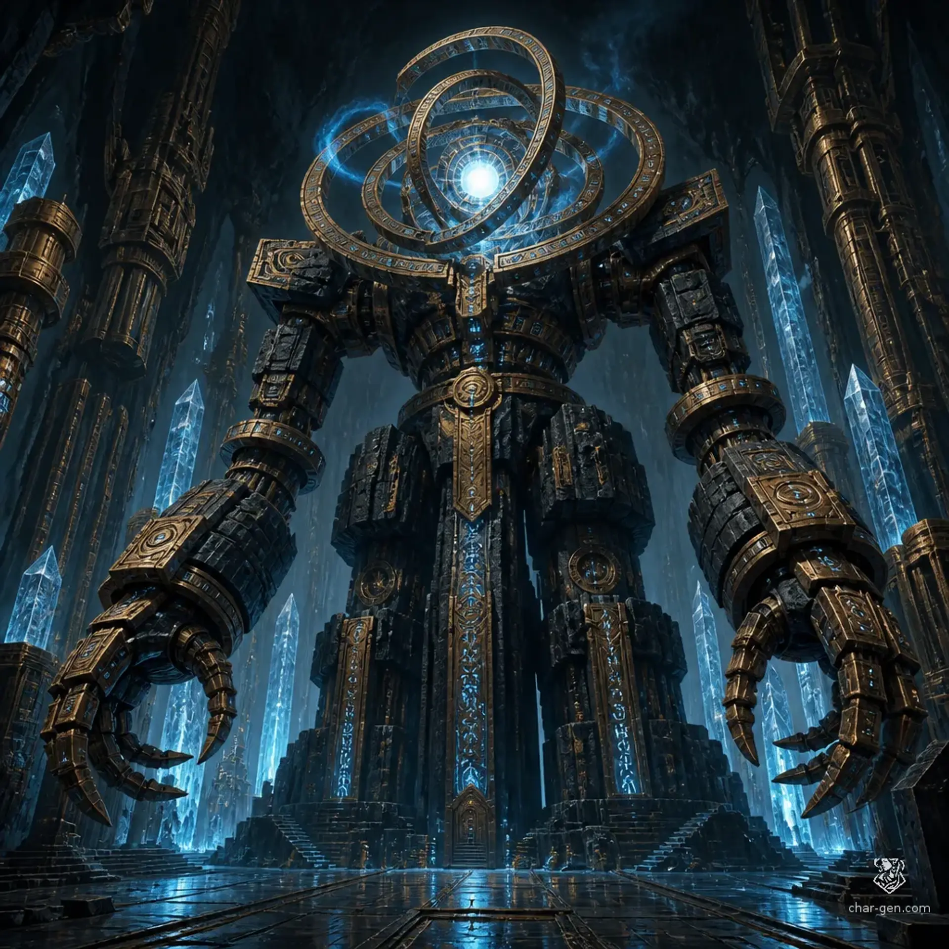 Xylos the Ascendant Core - AI-generated fantasy Monster