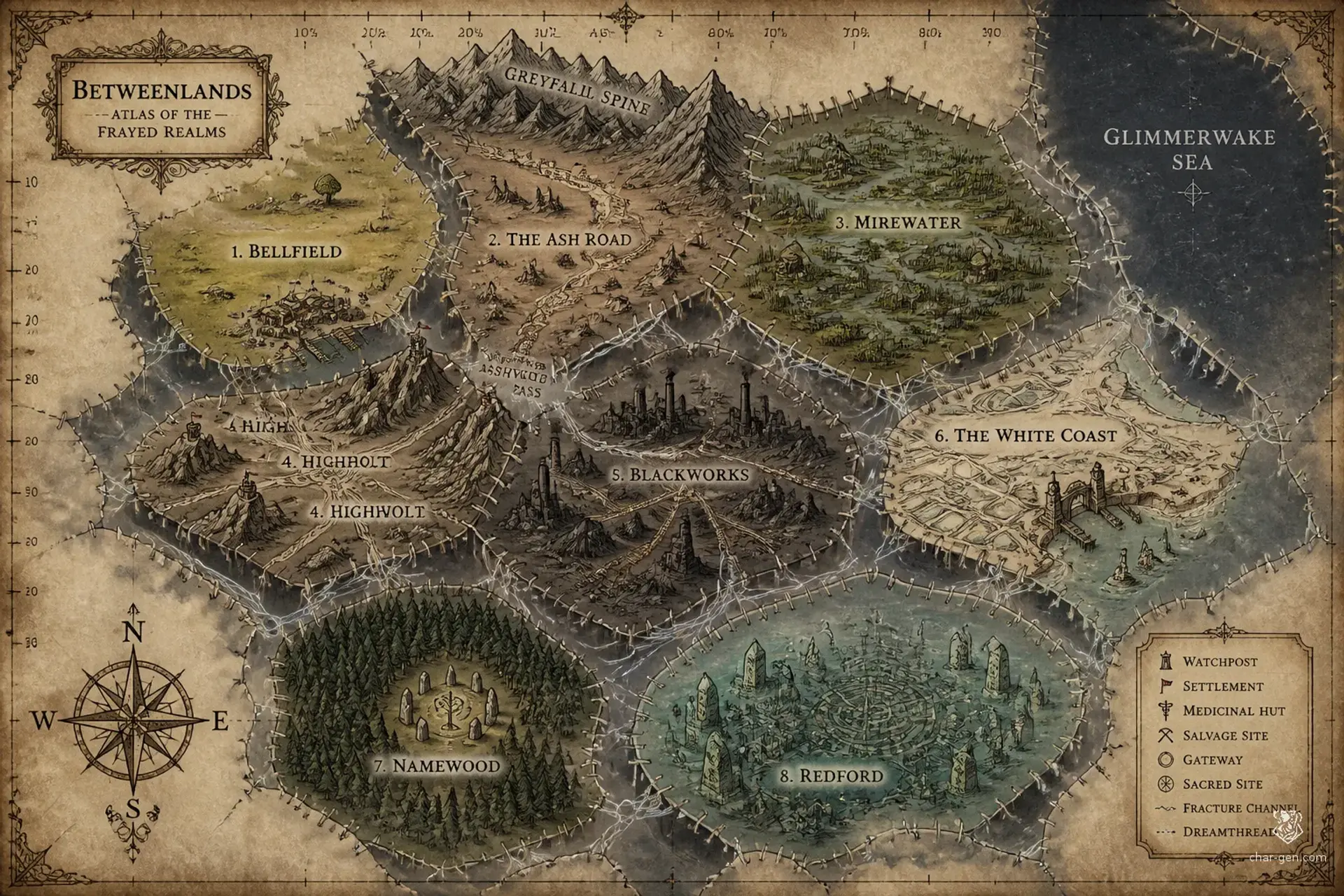 The Betweenlands - AI-generated fantasy World
