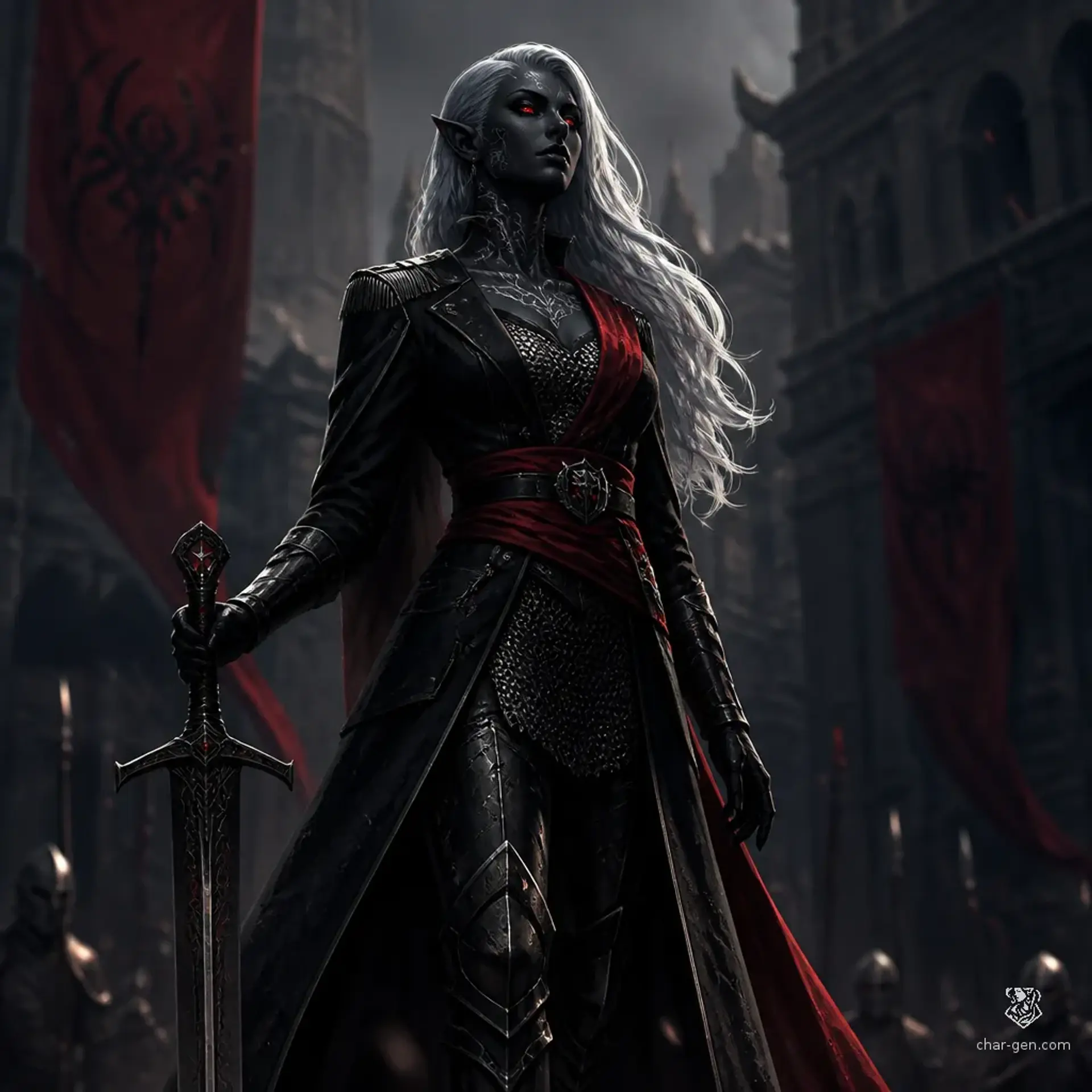 Aurelia Malice - AI-generated fantasy Character
