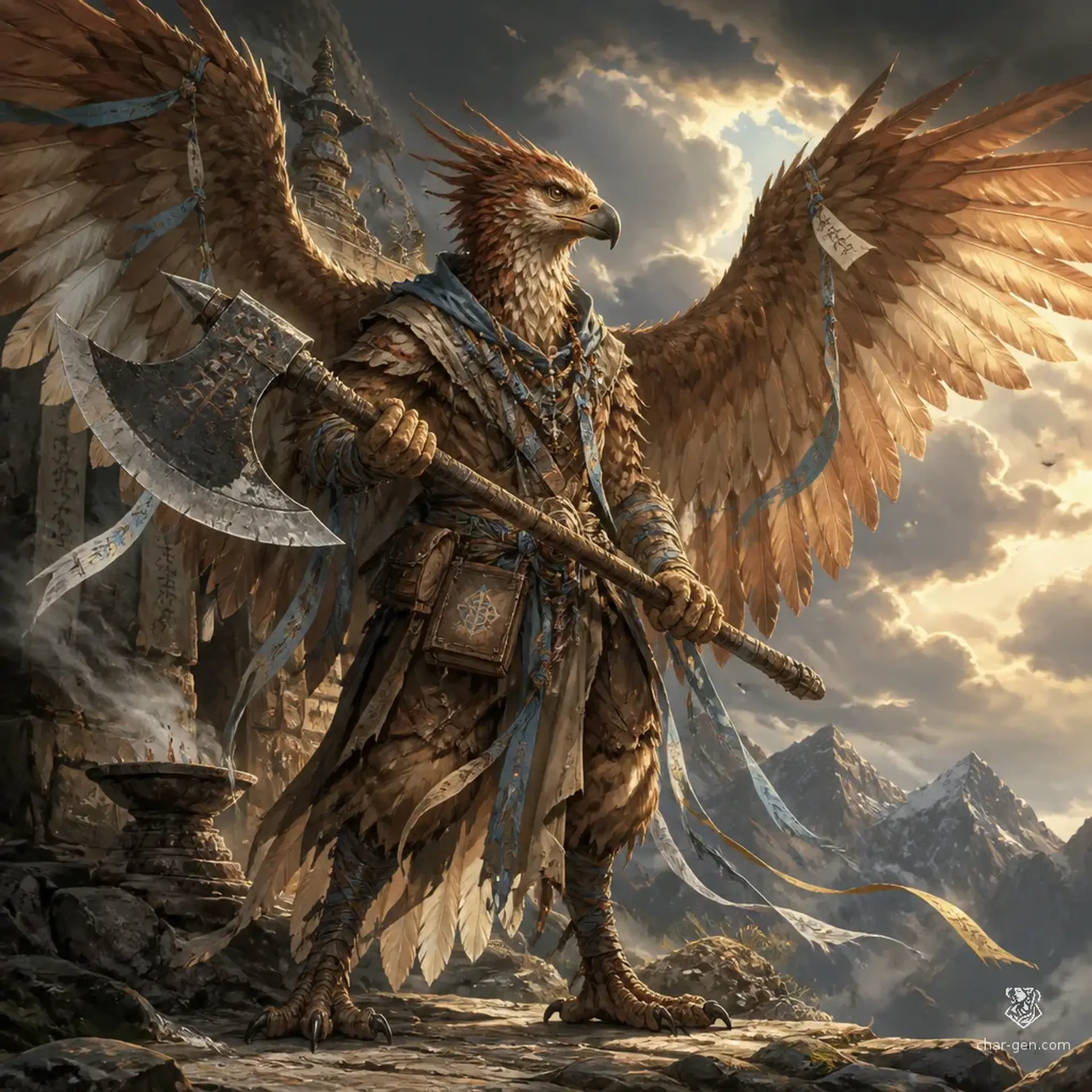 Bendek Saro - AI-generated fantasy Character